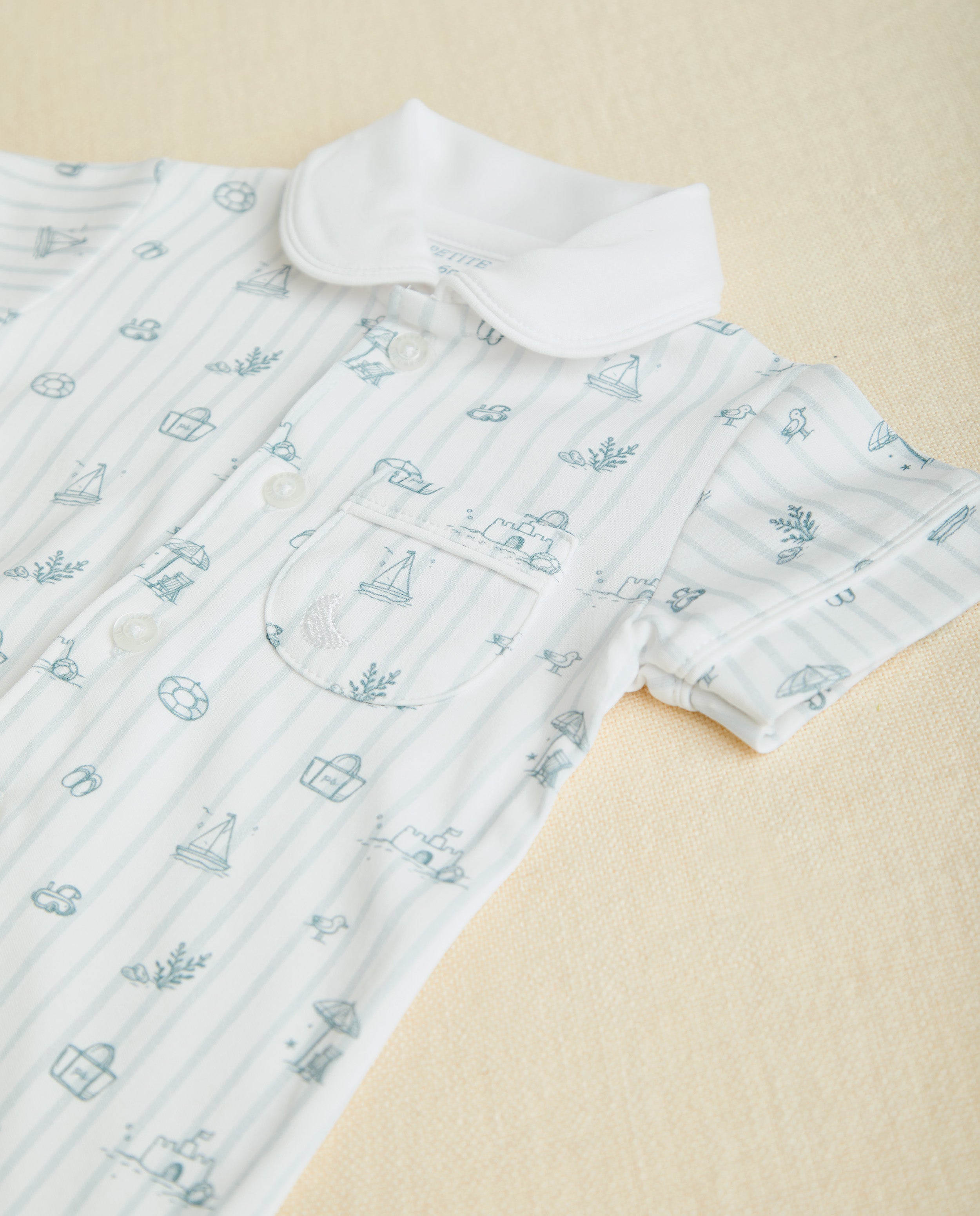 Pijama Bebé Camisero Sandcastles Corto
