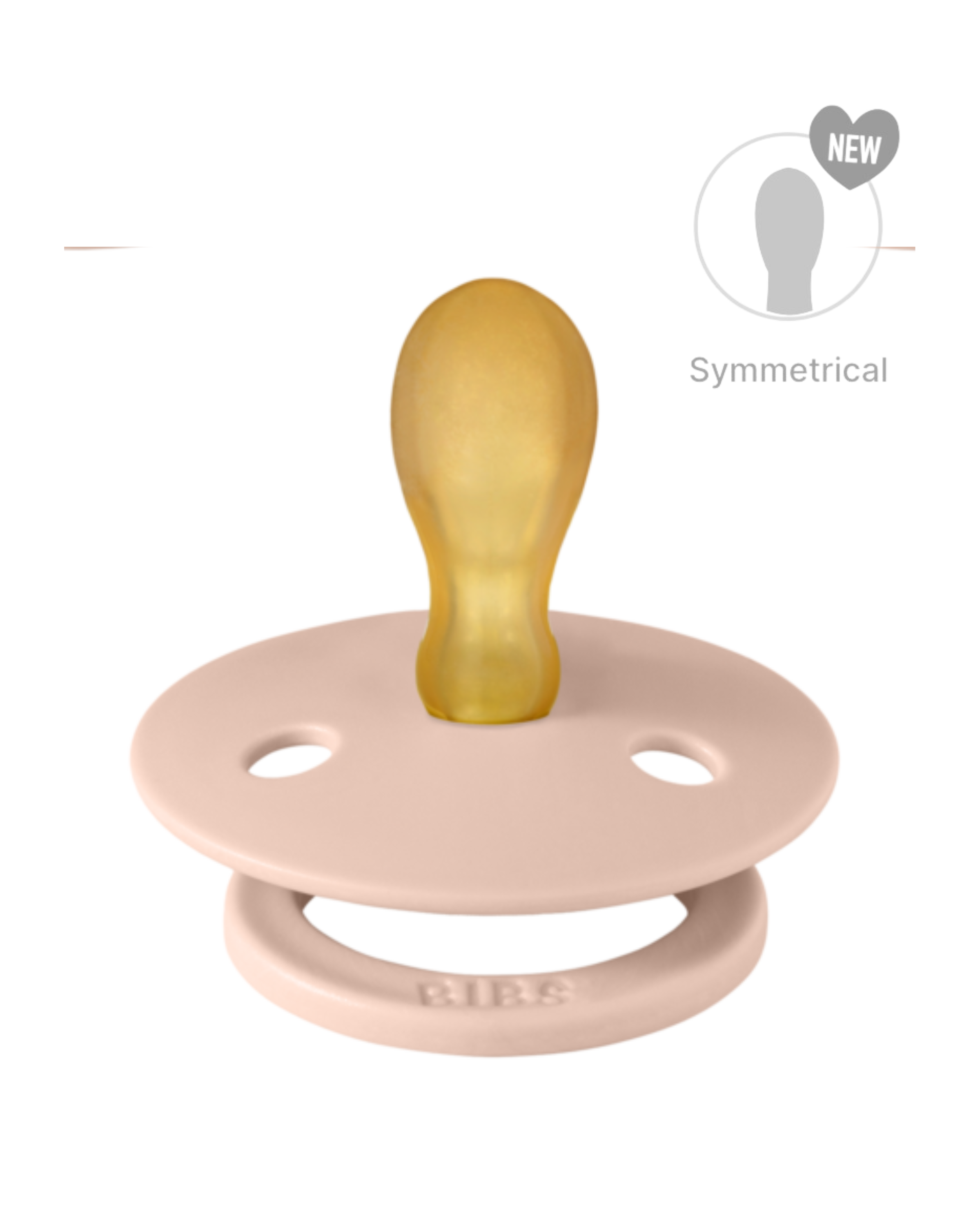 Chupetes BIBS Blush/Ivory