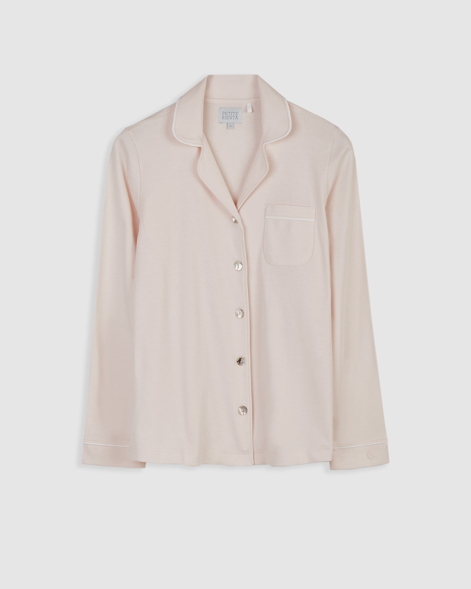 Pyjama chemise rose pour femme
