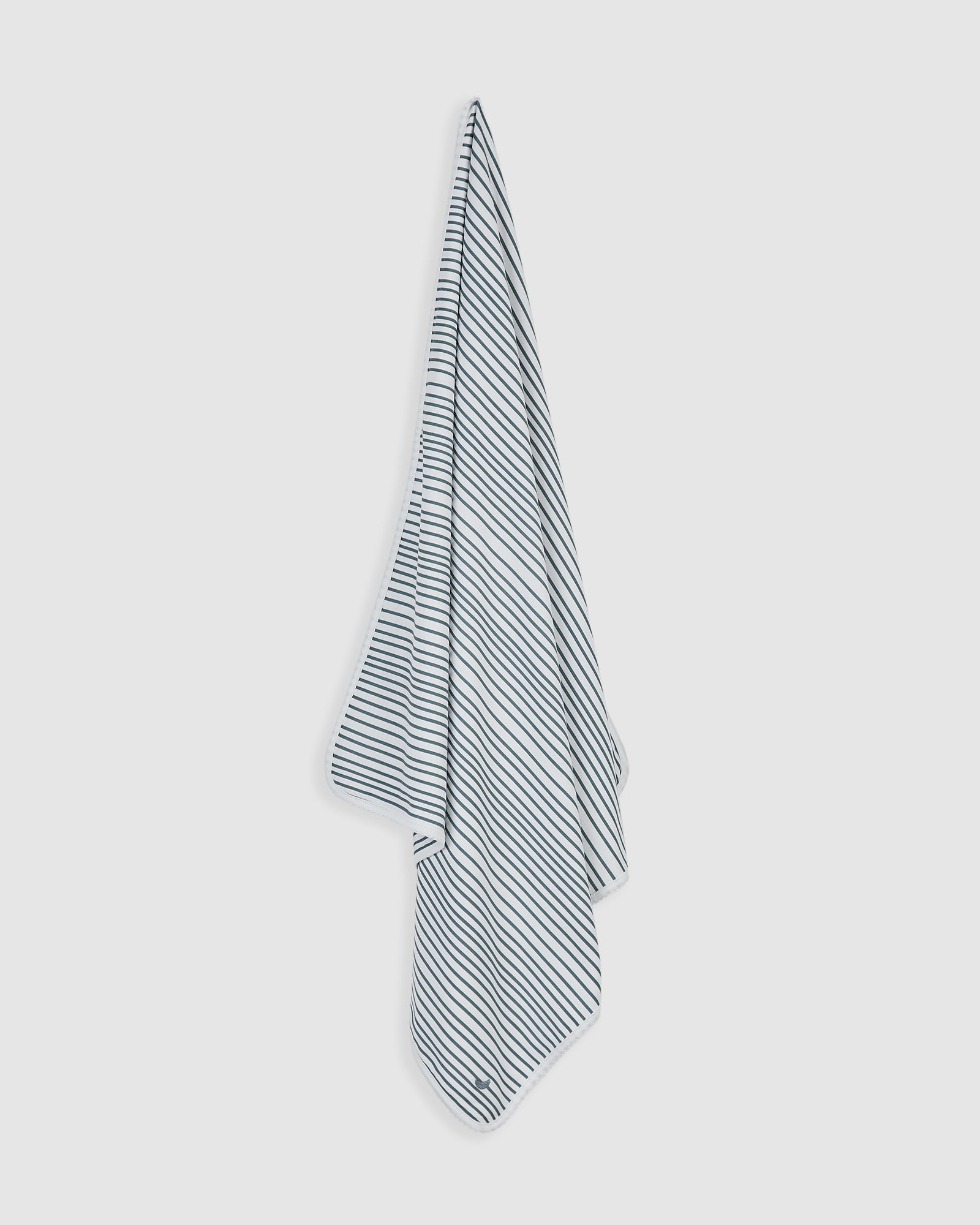 Deep Blue Striped Baby Swaddle