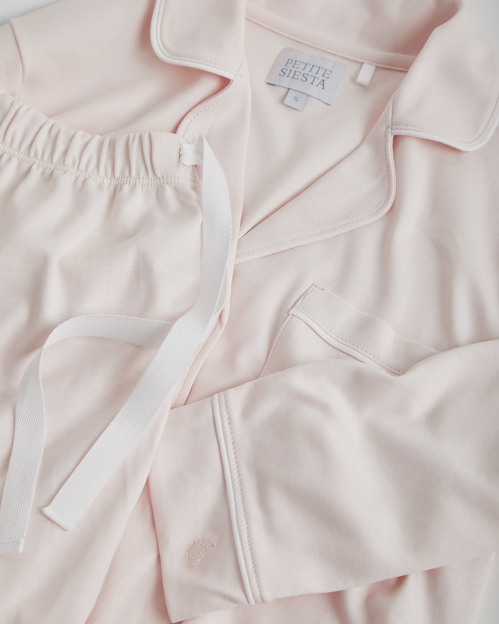 Pyjama chemise rose pour femme