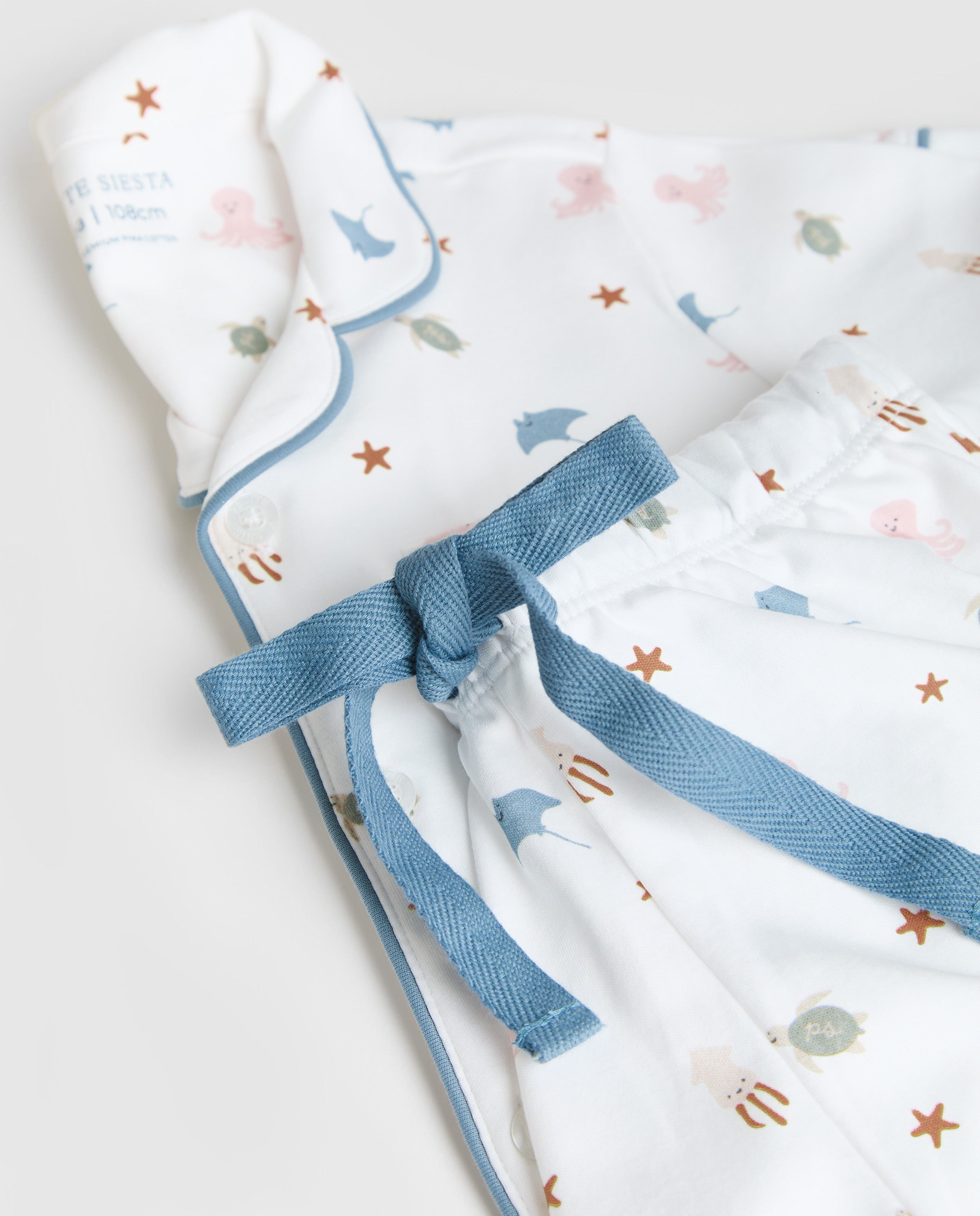 Pijama Kids Camisero Ocean Corto