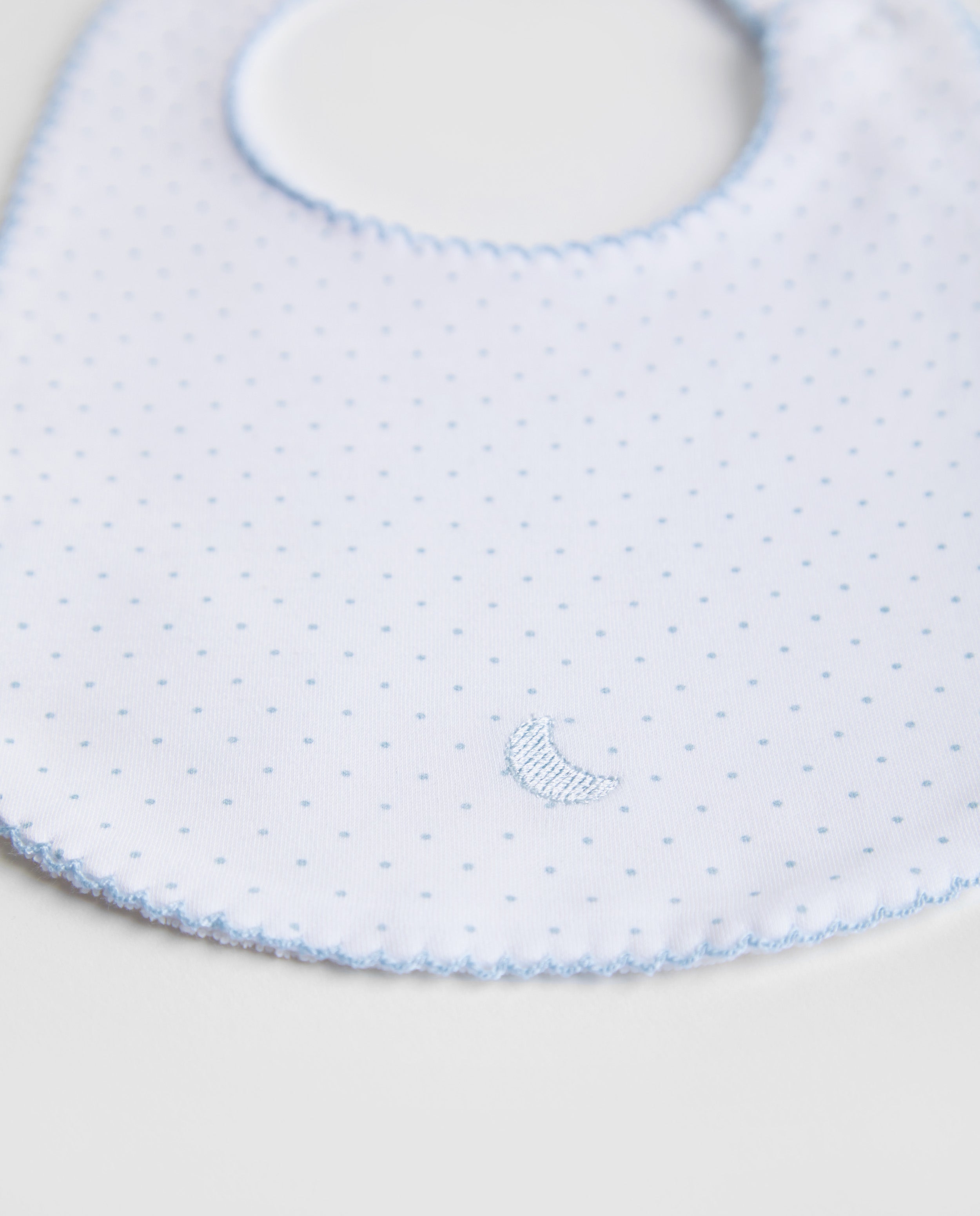 Blue Dots Bib