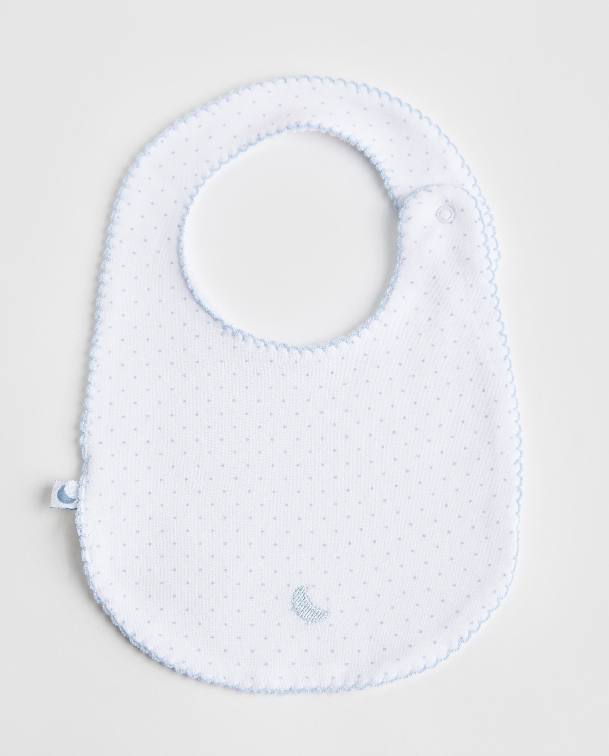Blue Dots Bib