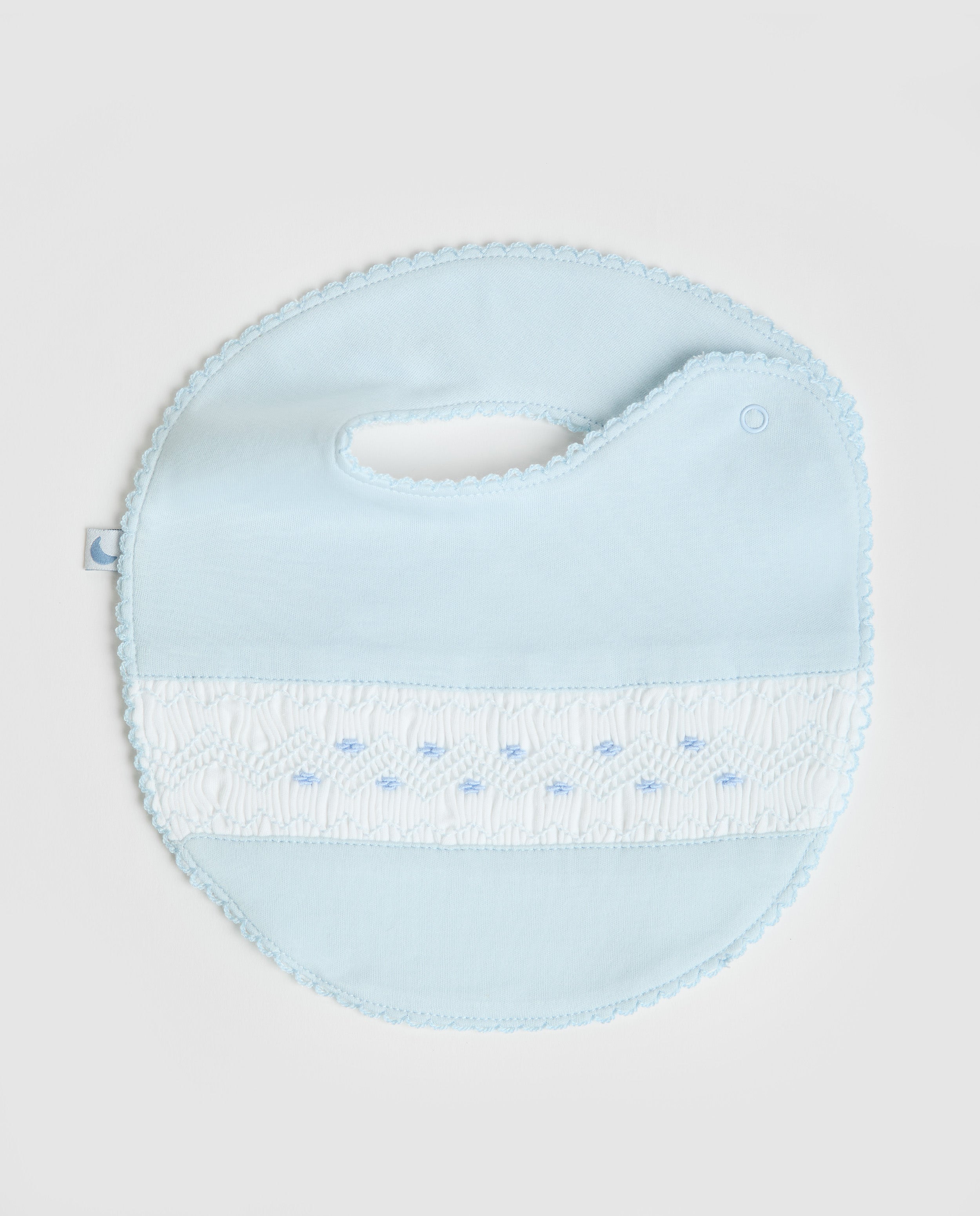 Babero Smock Azul