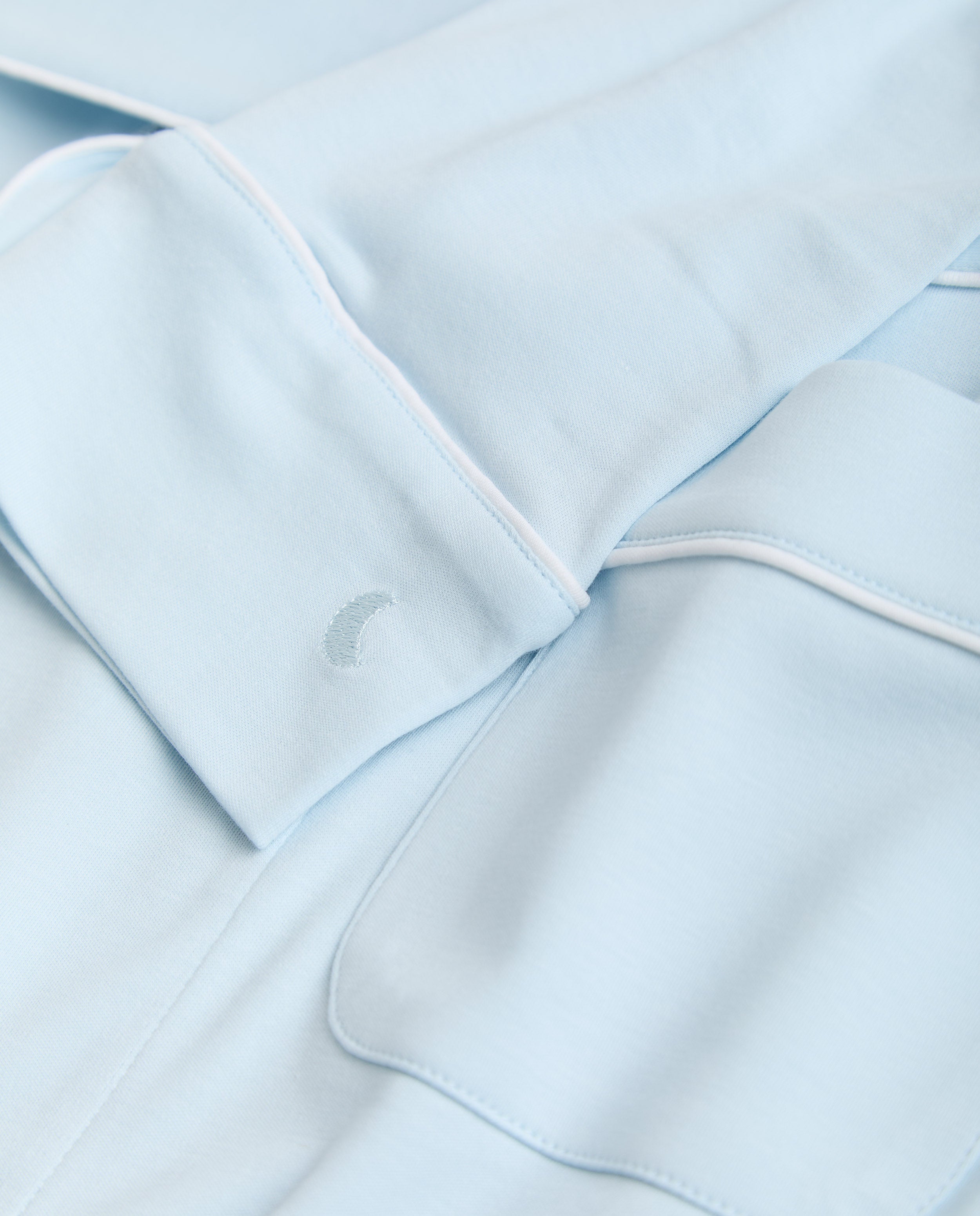 Peignoir bleu pour femme