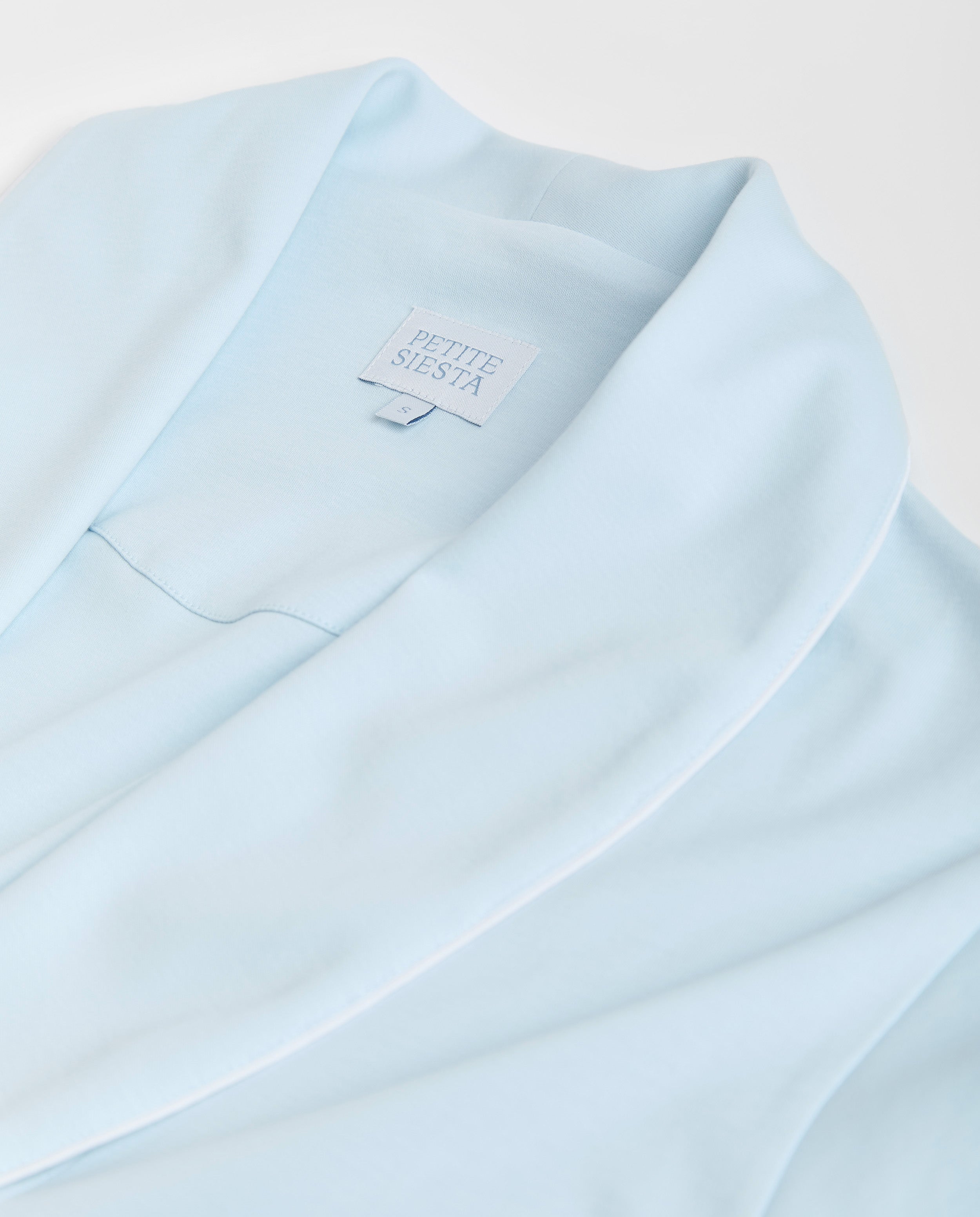 Peignoir bleu pour femme