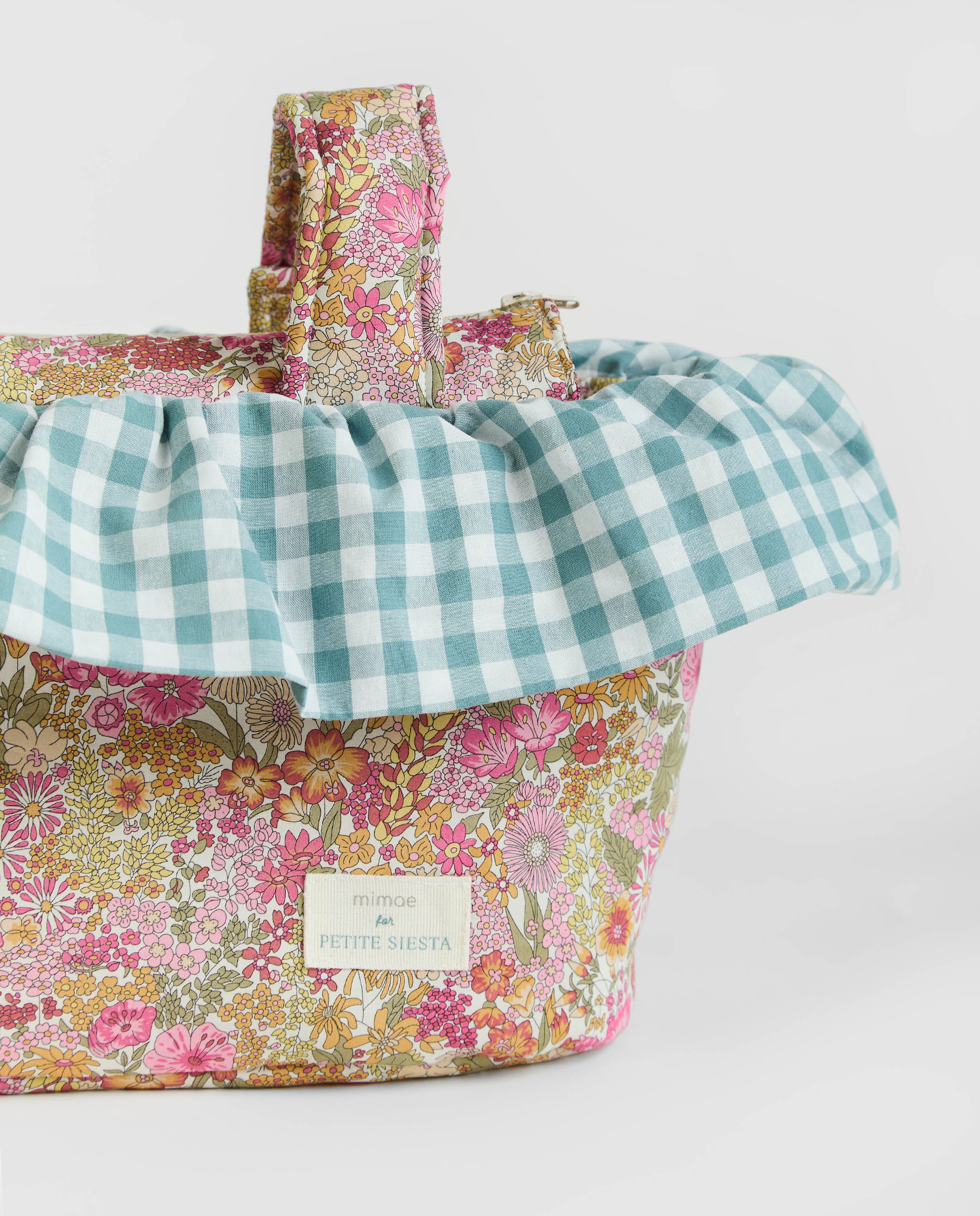 Bolsa Mini Liberty Annie & Volantes Vichy Menta