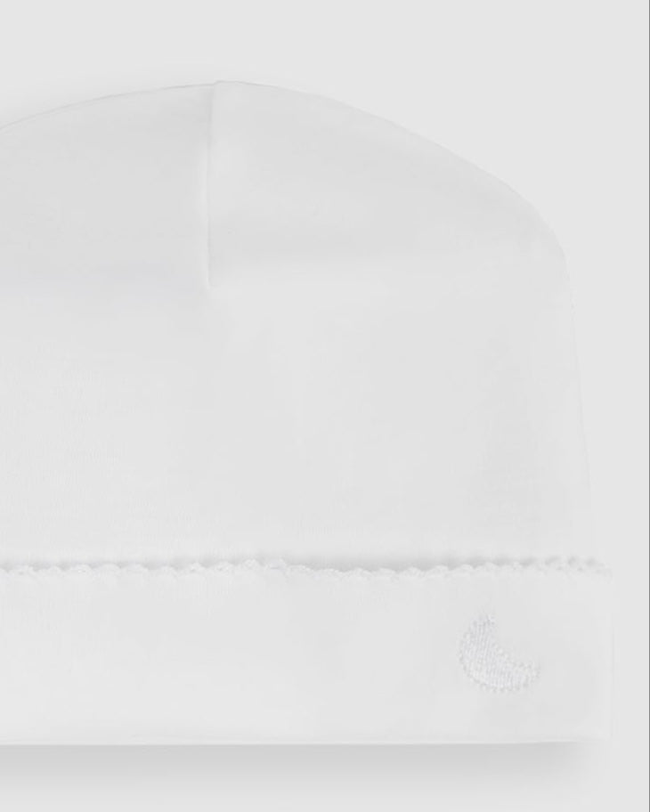 Bonnet blanc pour bébé