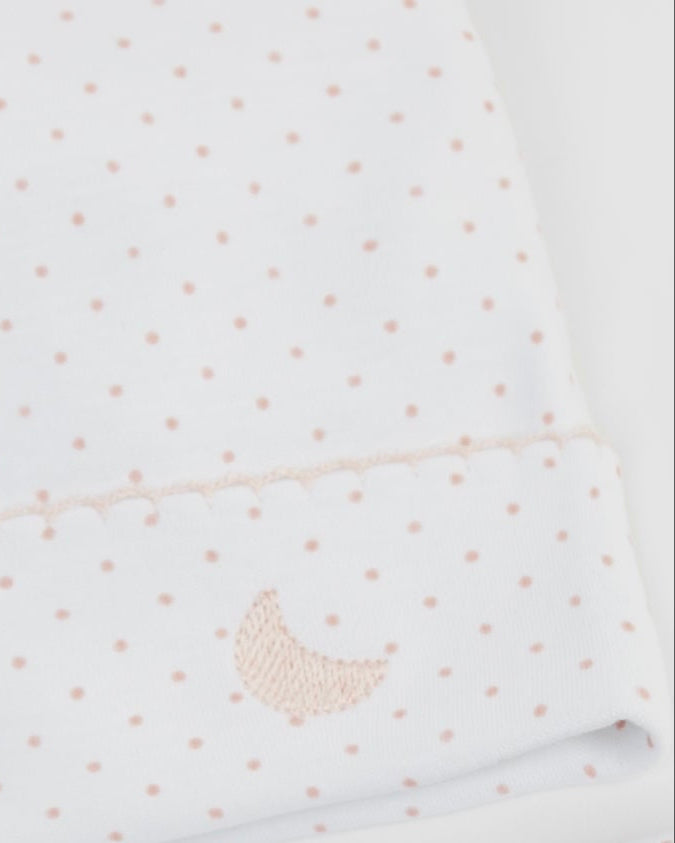 Gorrito Bebé Puntos Rosas