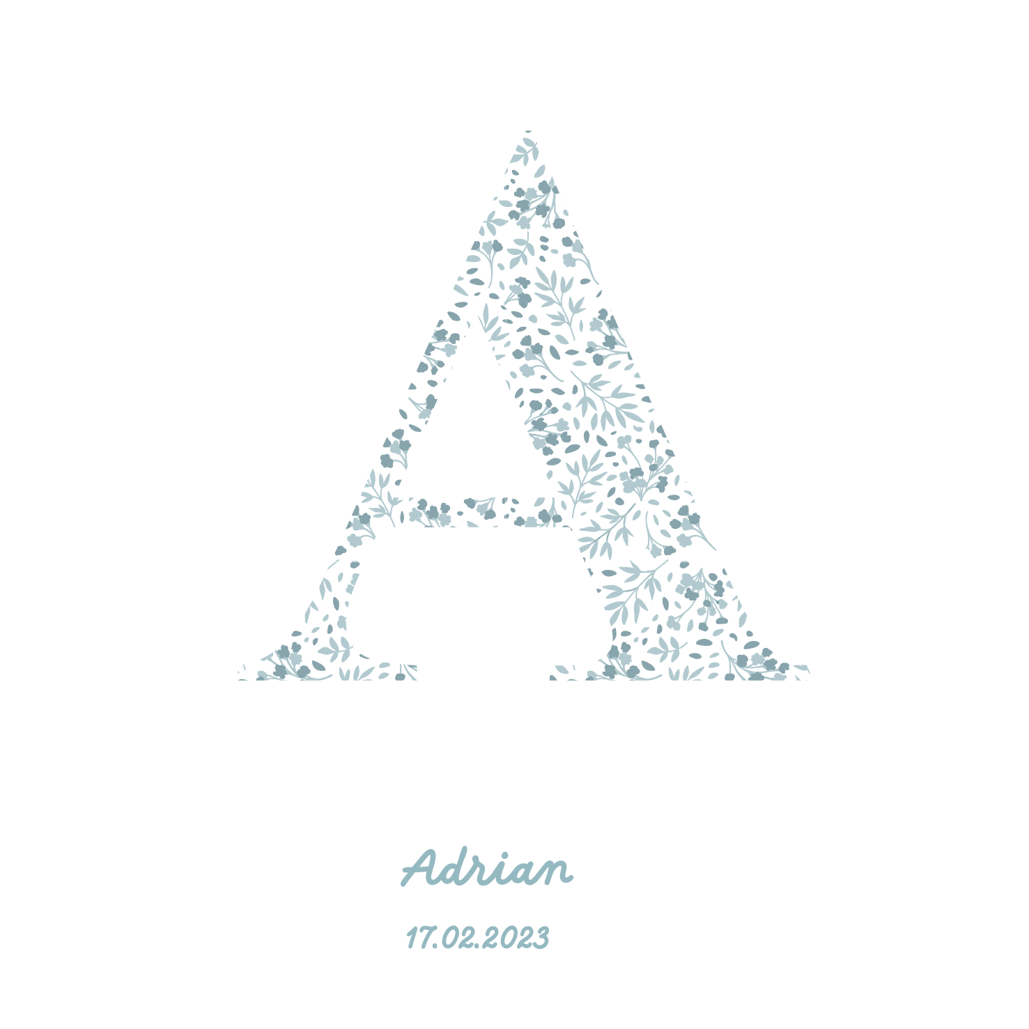 Boîte initiale bleue