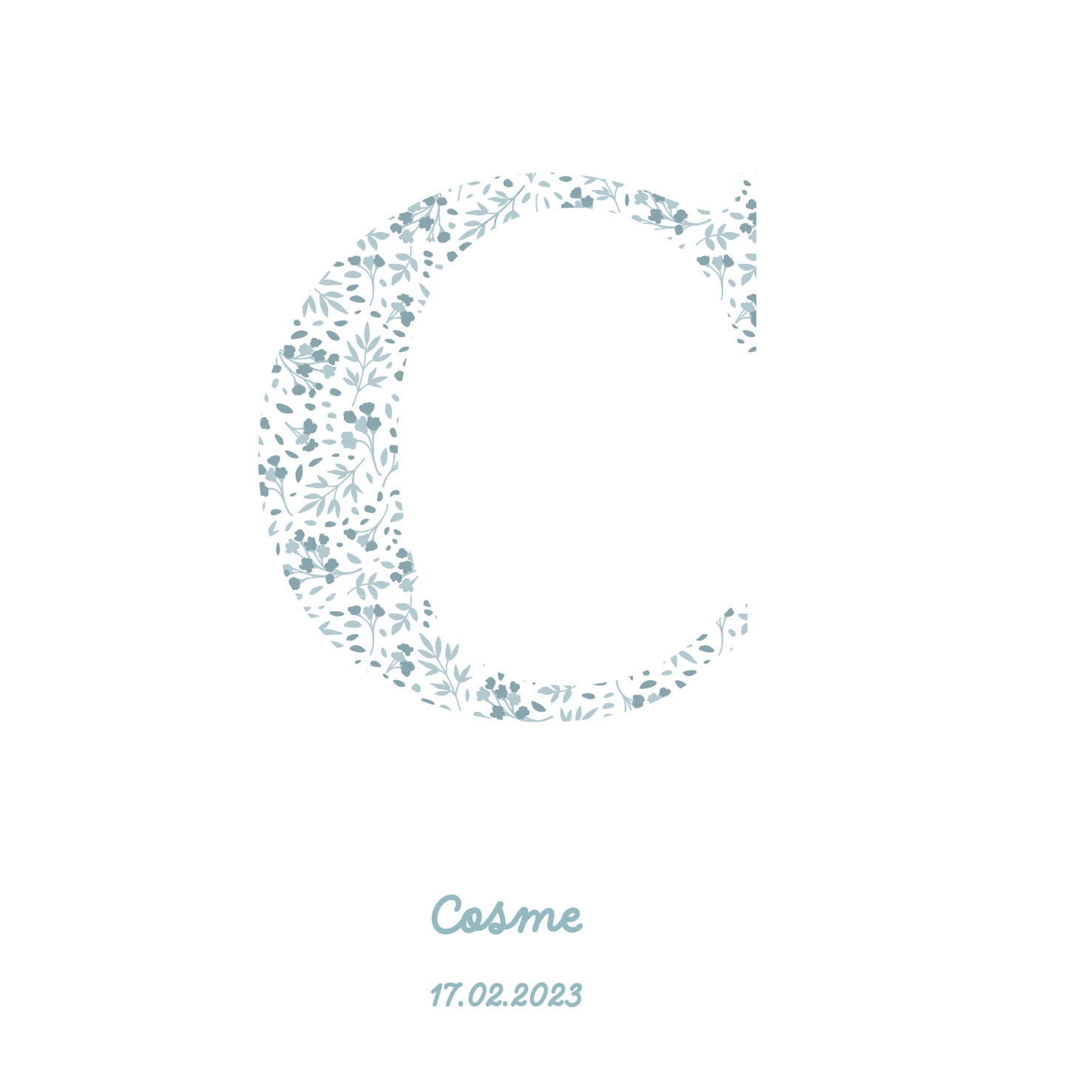 Boîte initiale bleue