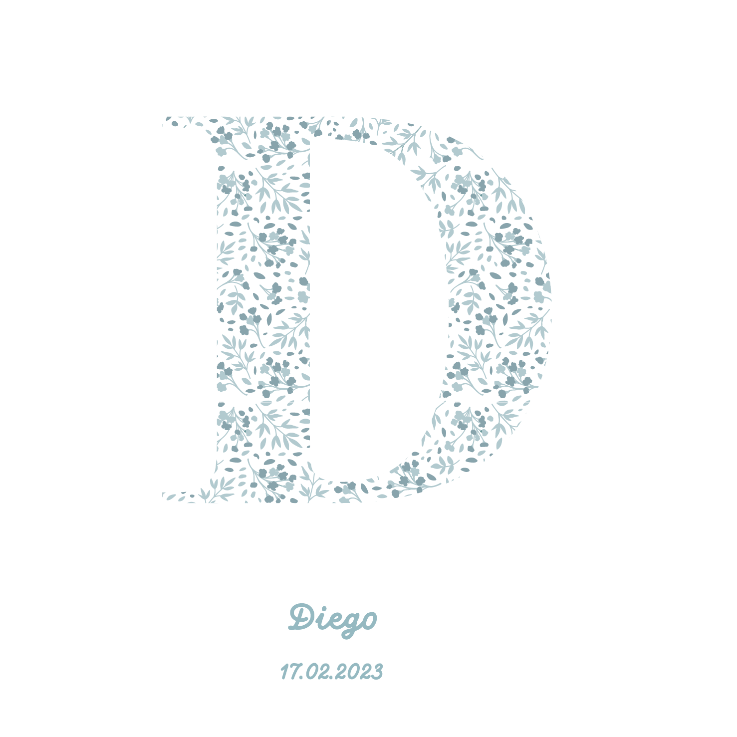 Boîte initiale bleue