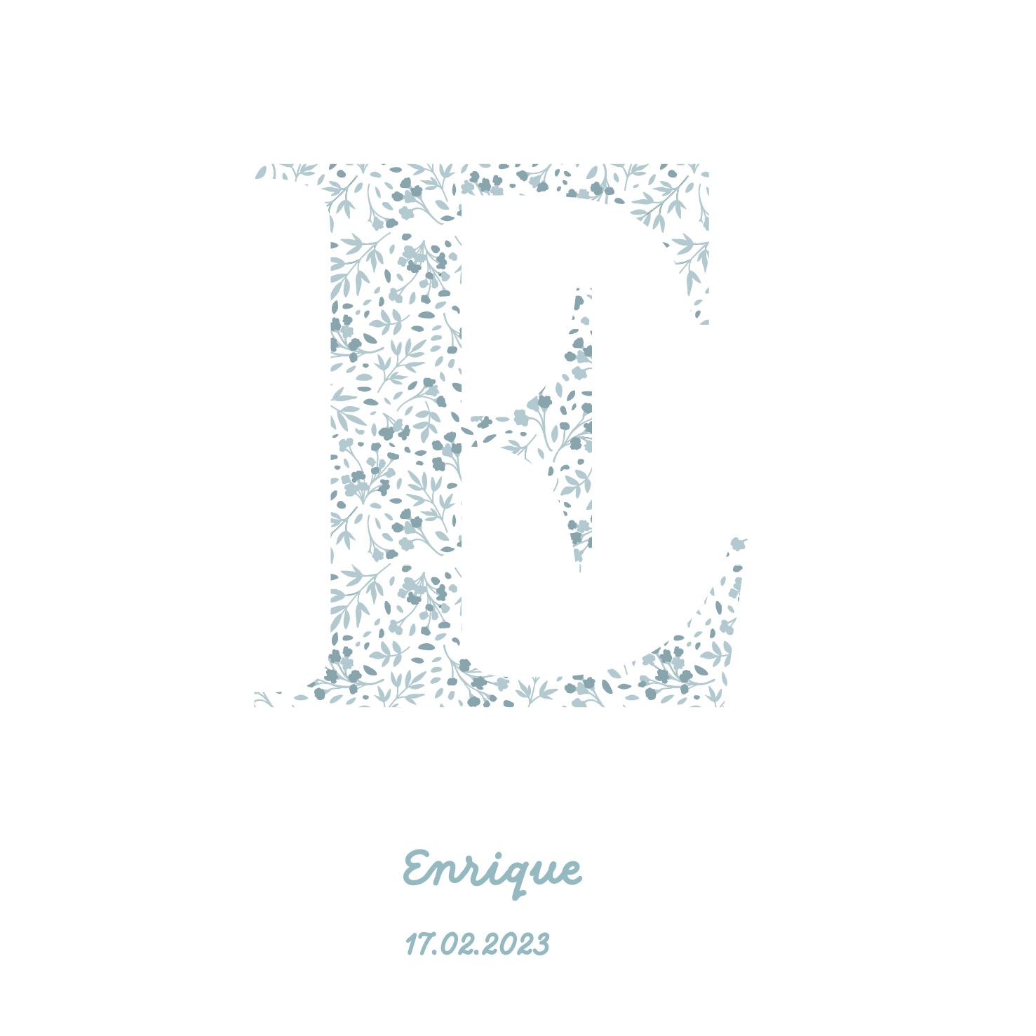 Boîte initiale bleue