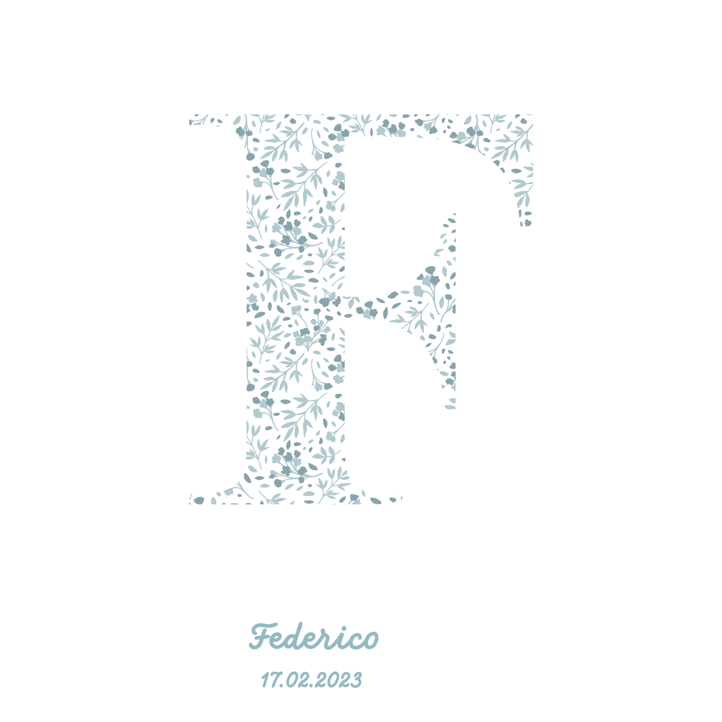 Boîte initiale bleue