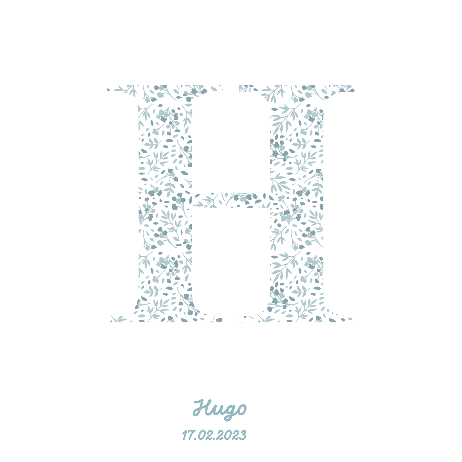 Boîte initiale bleue