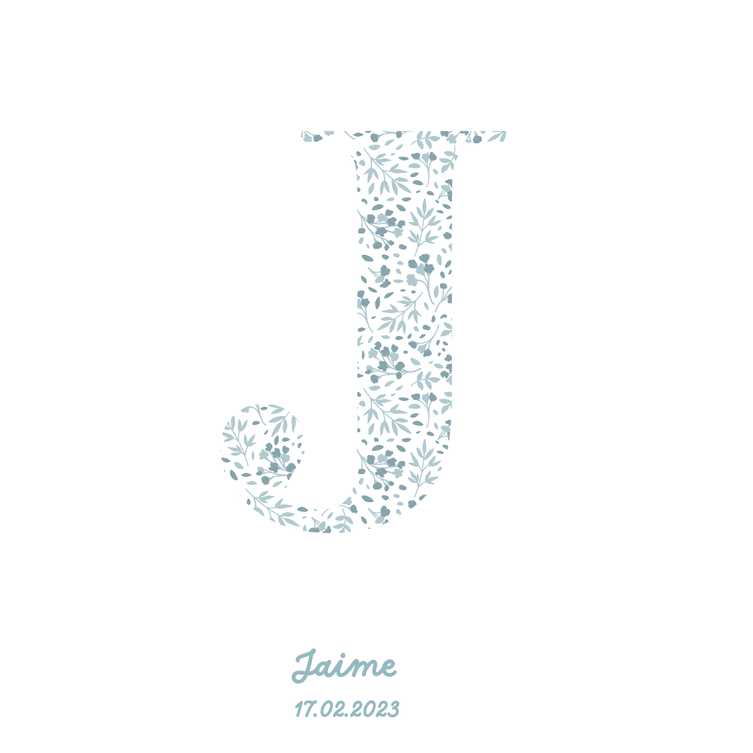 Boîte initiale bleue