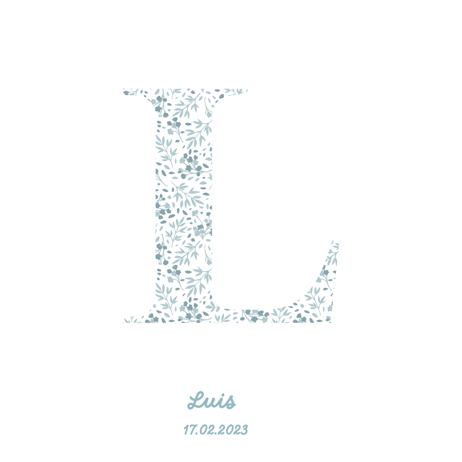 Boîte initiale bleue