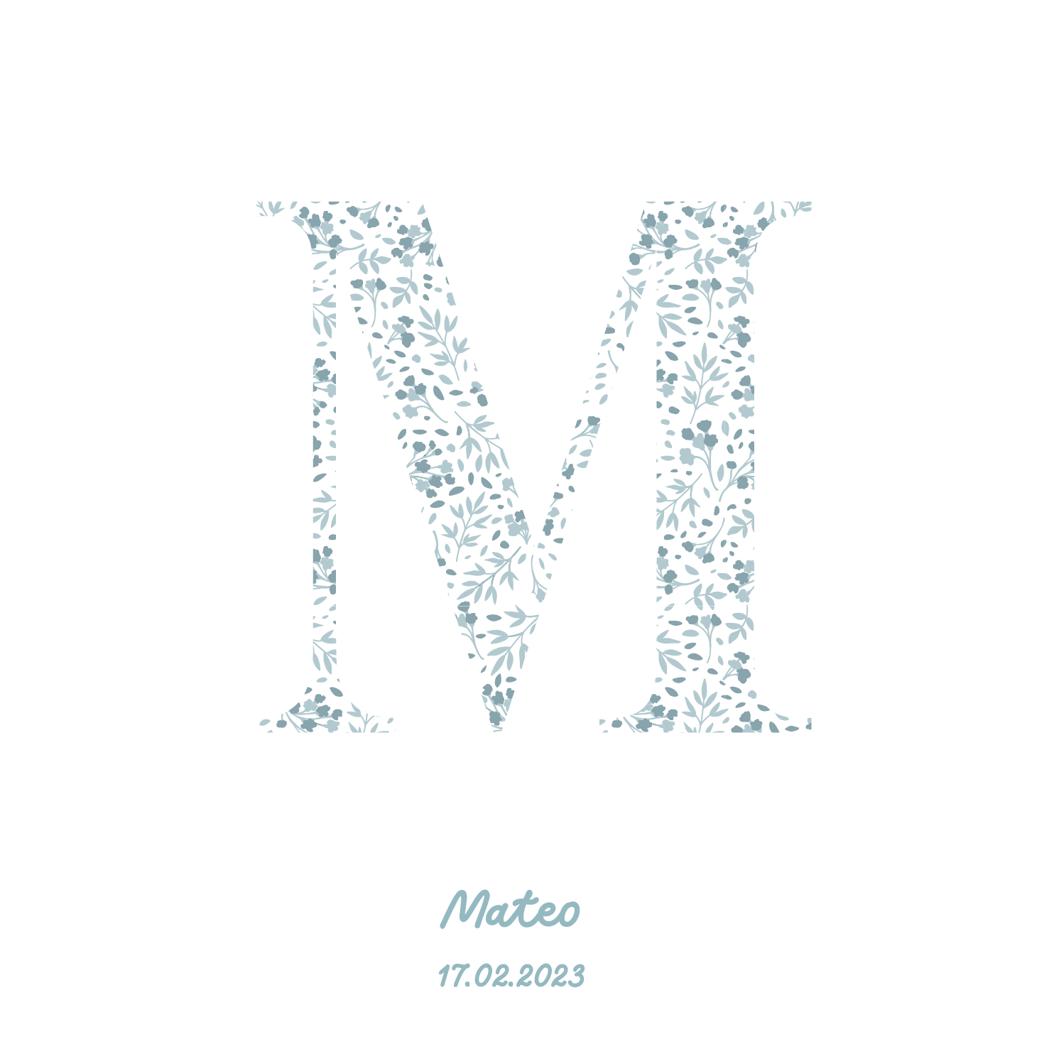 Boîte initiale bleue