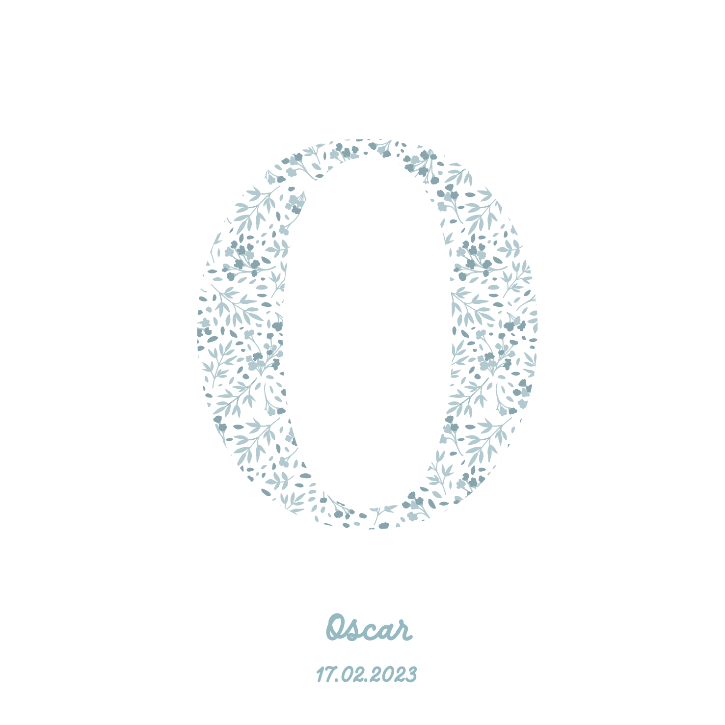 Boîte initiale bleue