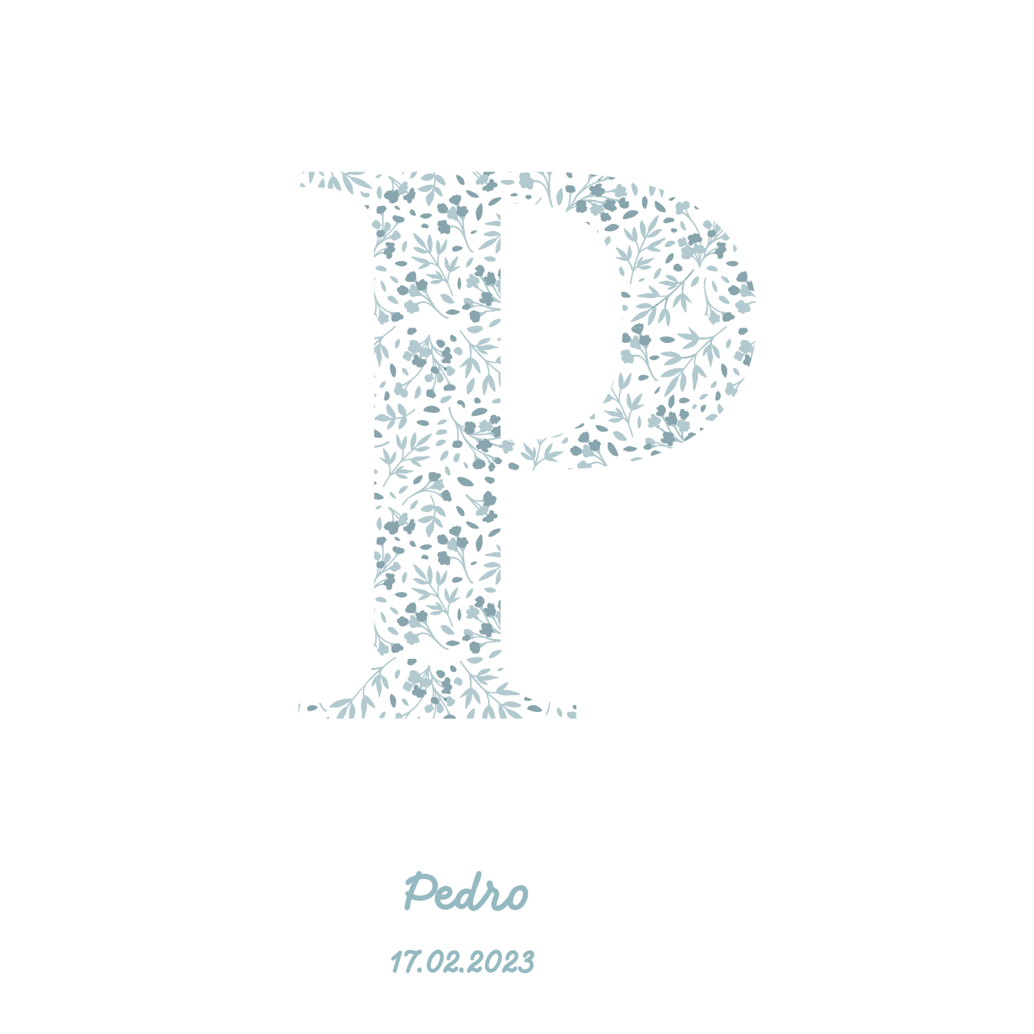 Boîte initiale bleue