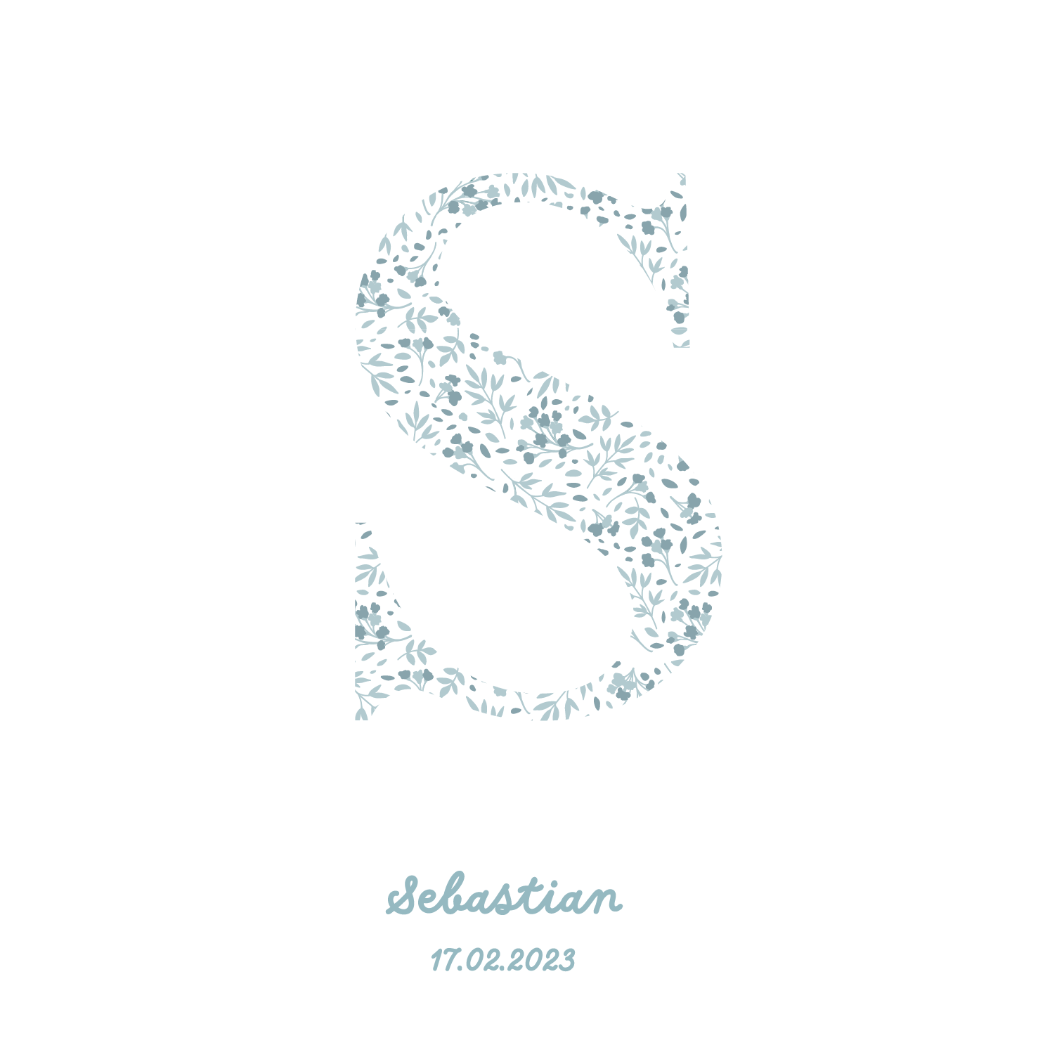 Boîte initiale bleue