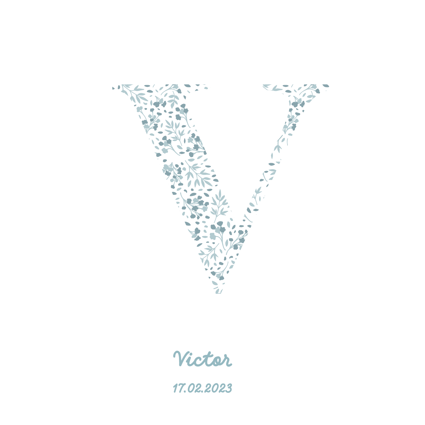 Boîte initiale bleue