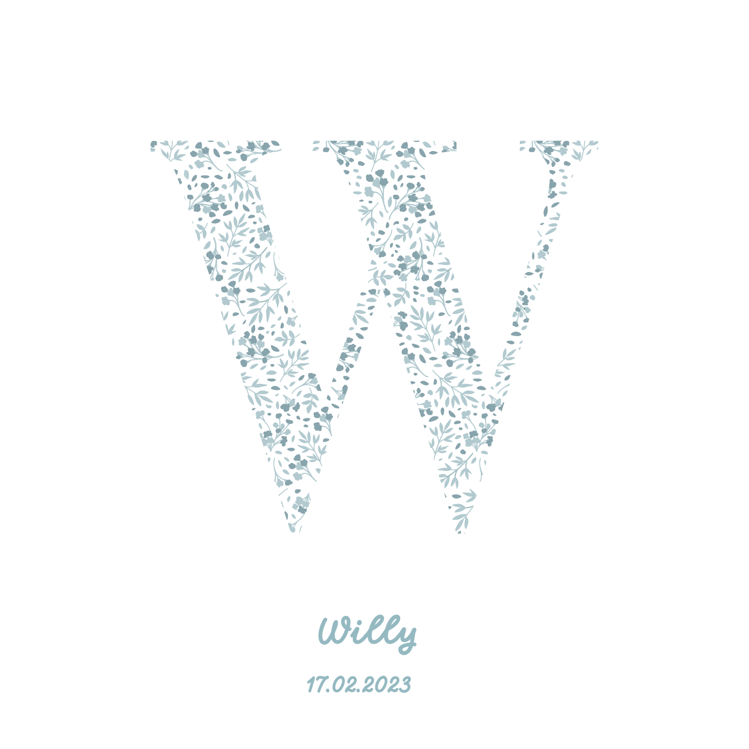 Boîte initiale bleue