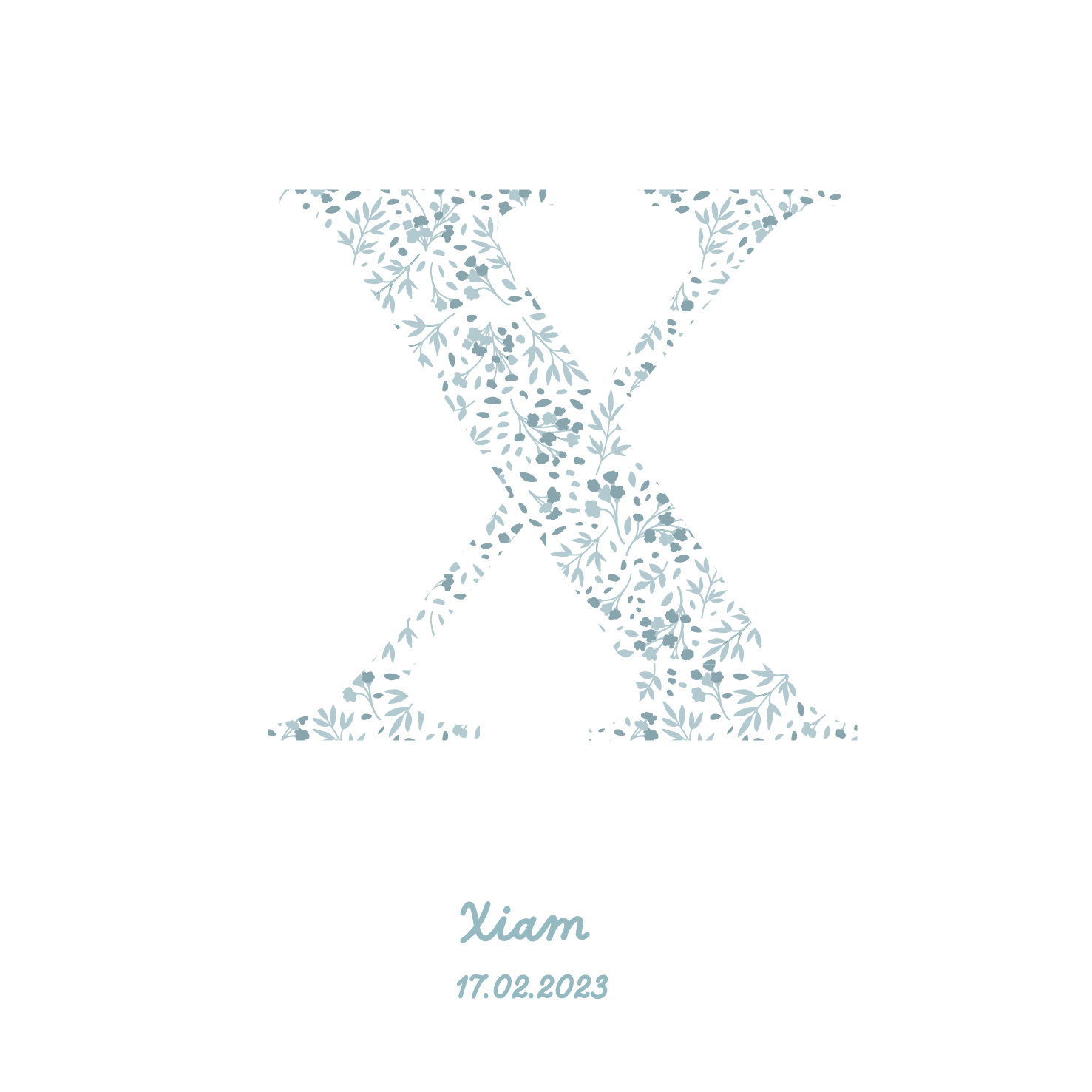 Boîte initiale bleue