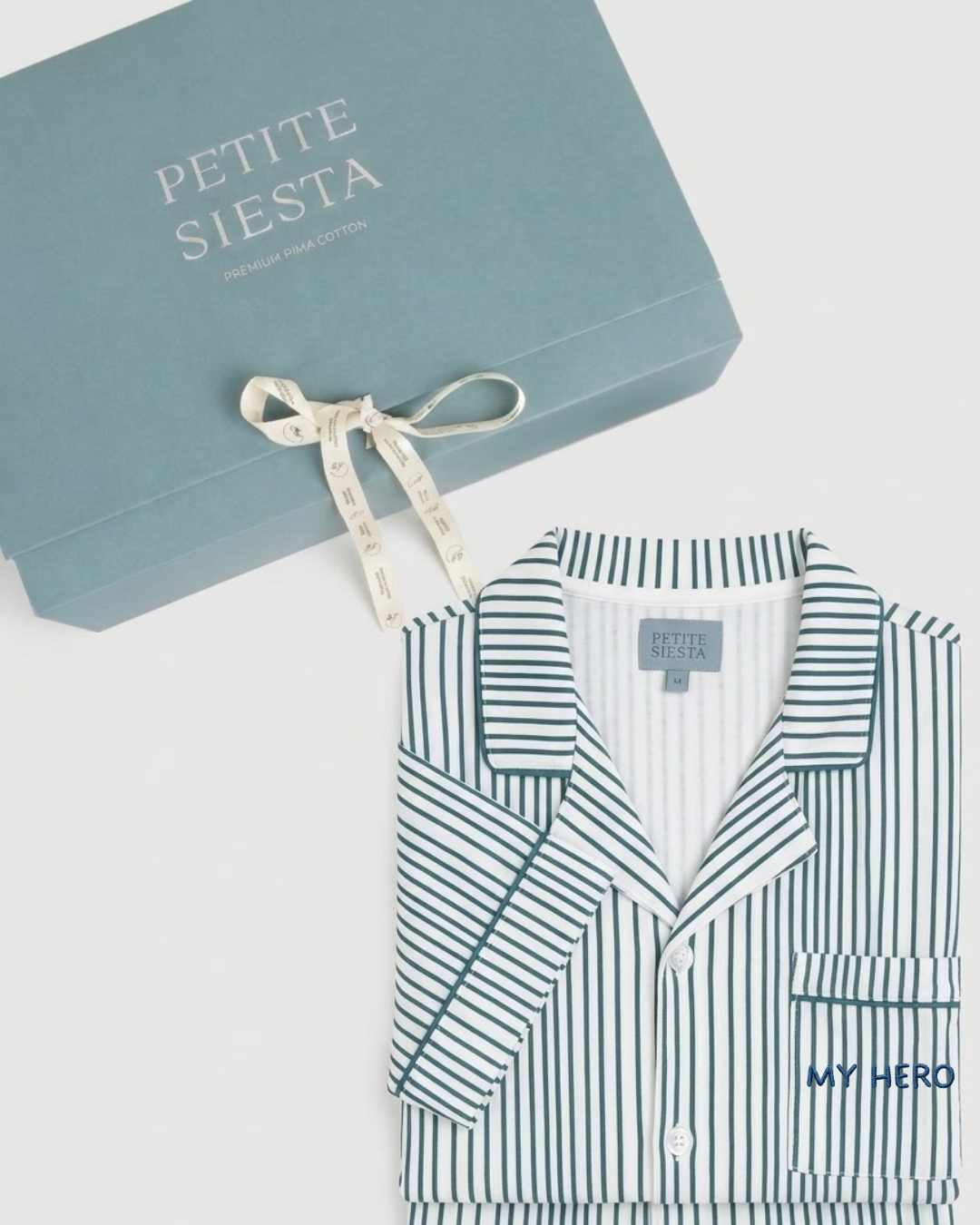 Pack My Hero Camisero Rayas Deep Blue Corto