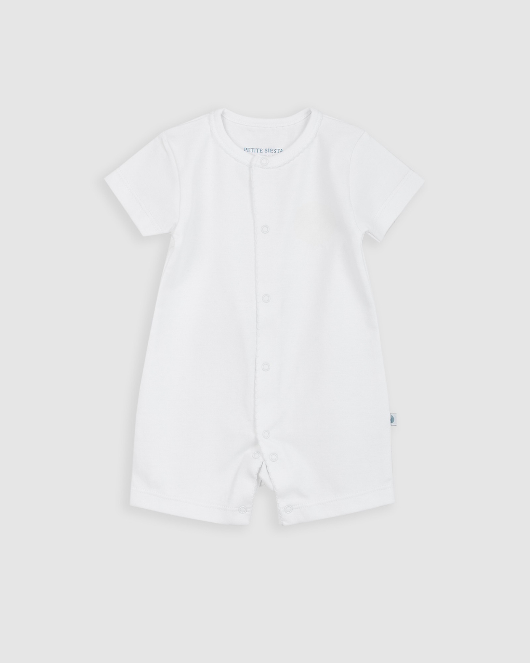 Short White Baby Pajamas