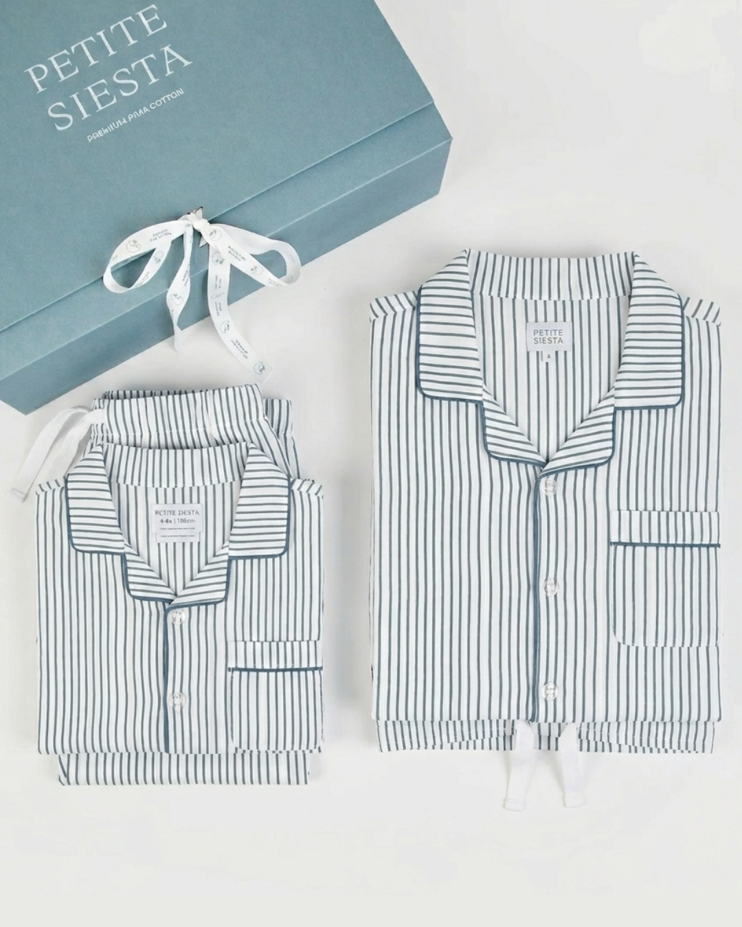 Pack Father & Son Stripes Deep Blue