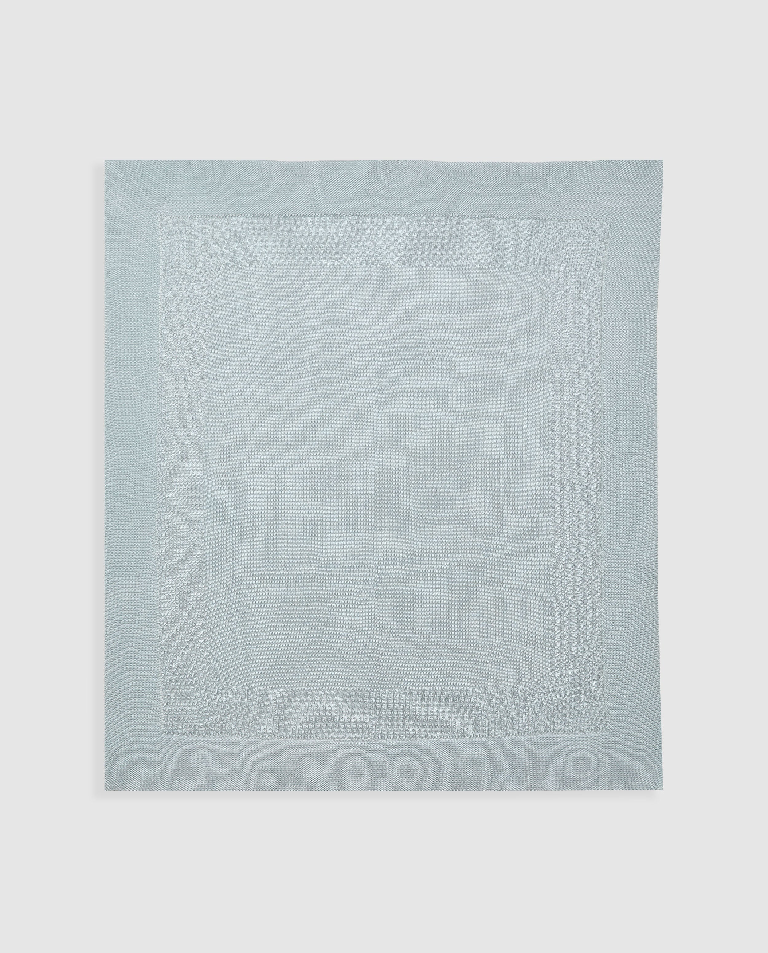 Blue Cotton Pearl Shawl