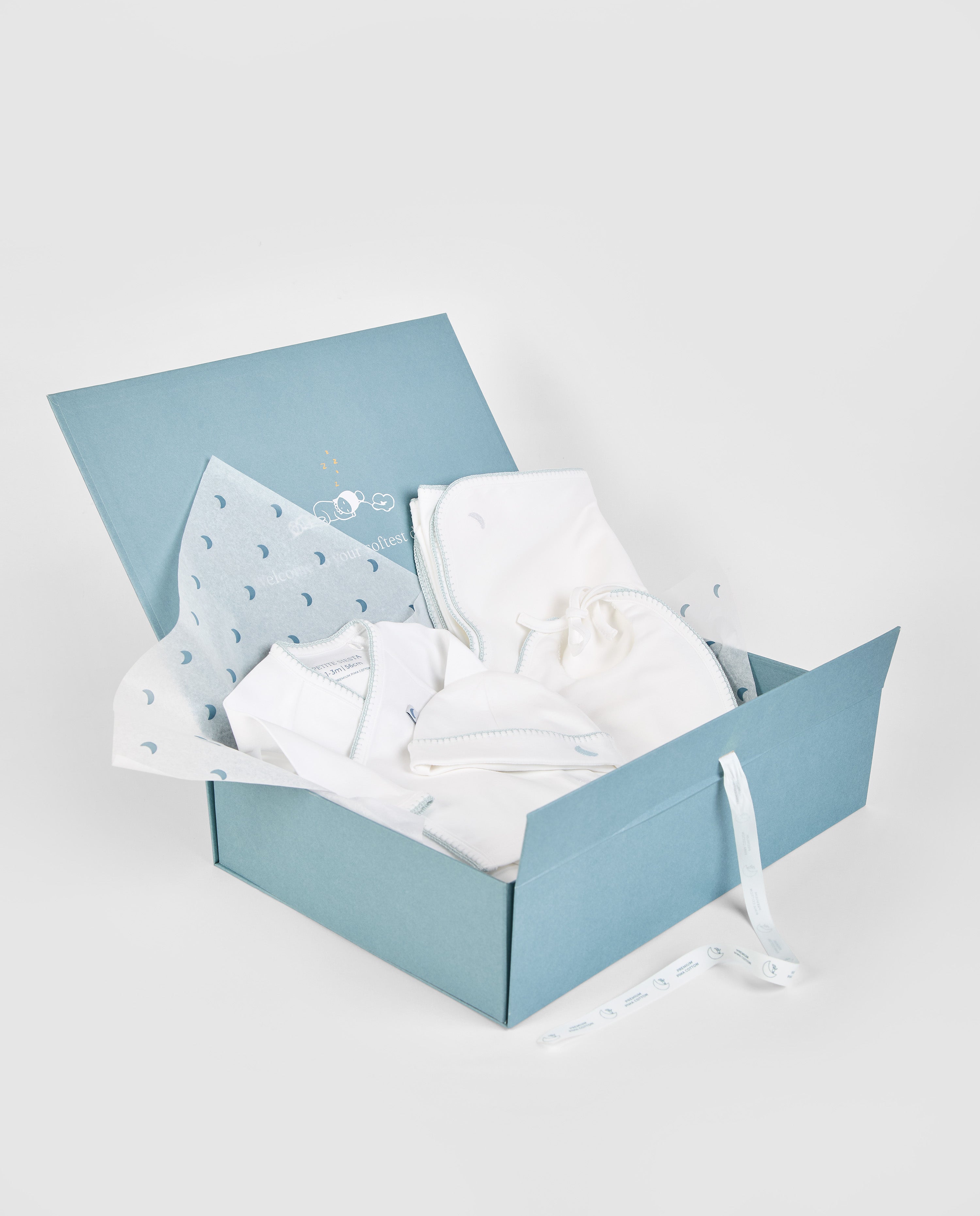 Pack Newborn Essentials Crochet Azul