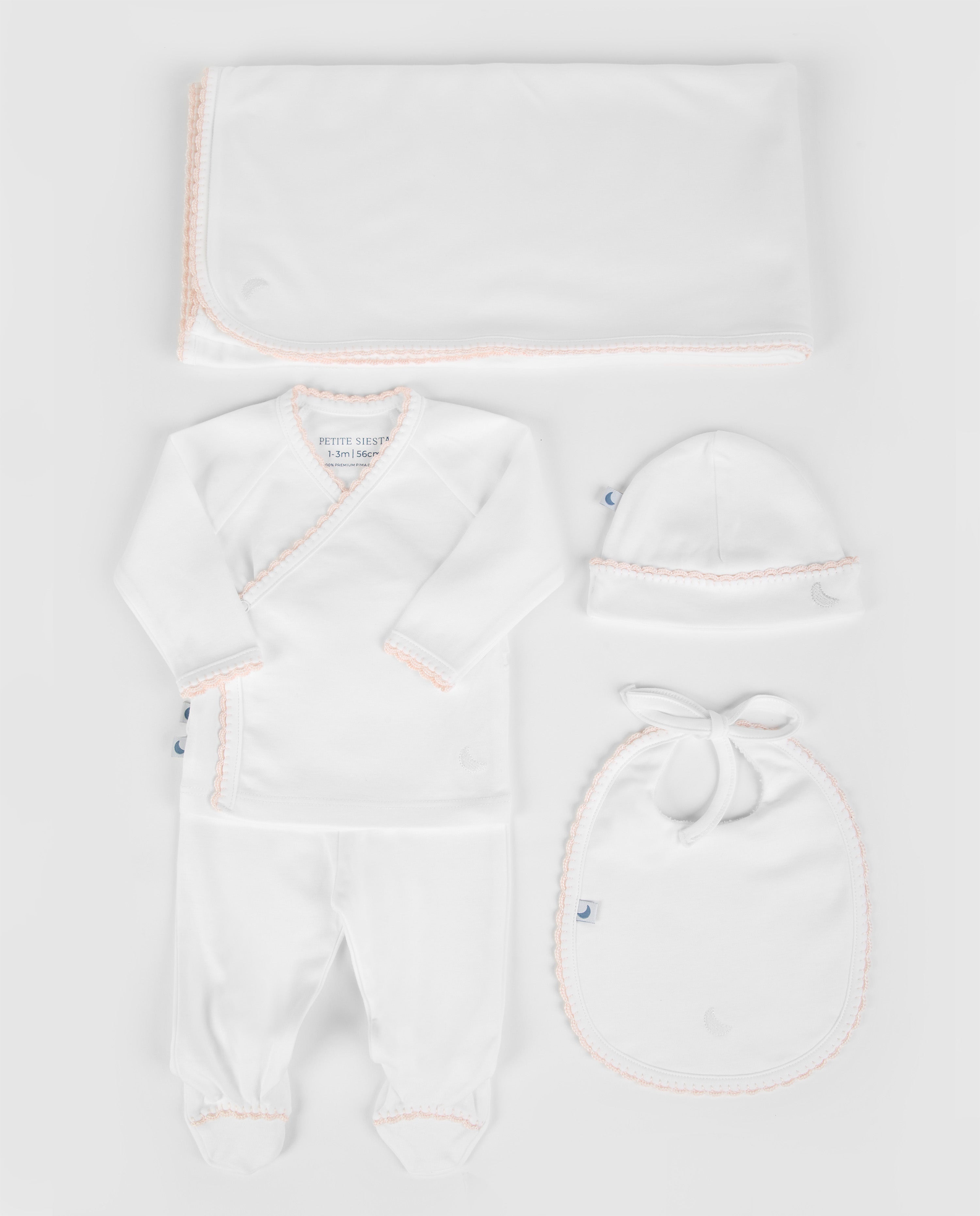 Pack Newborn Essentials Crochet Rosa