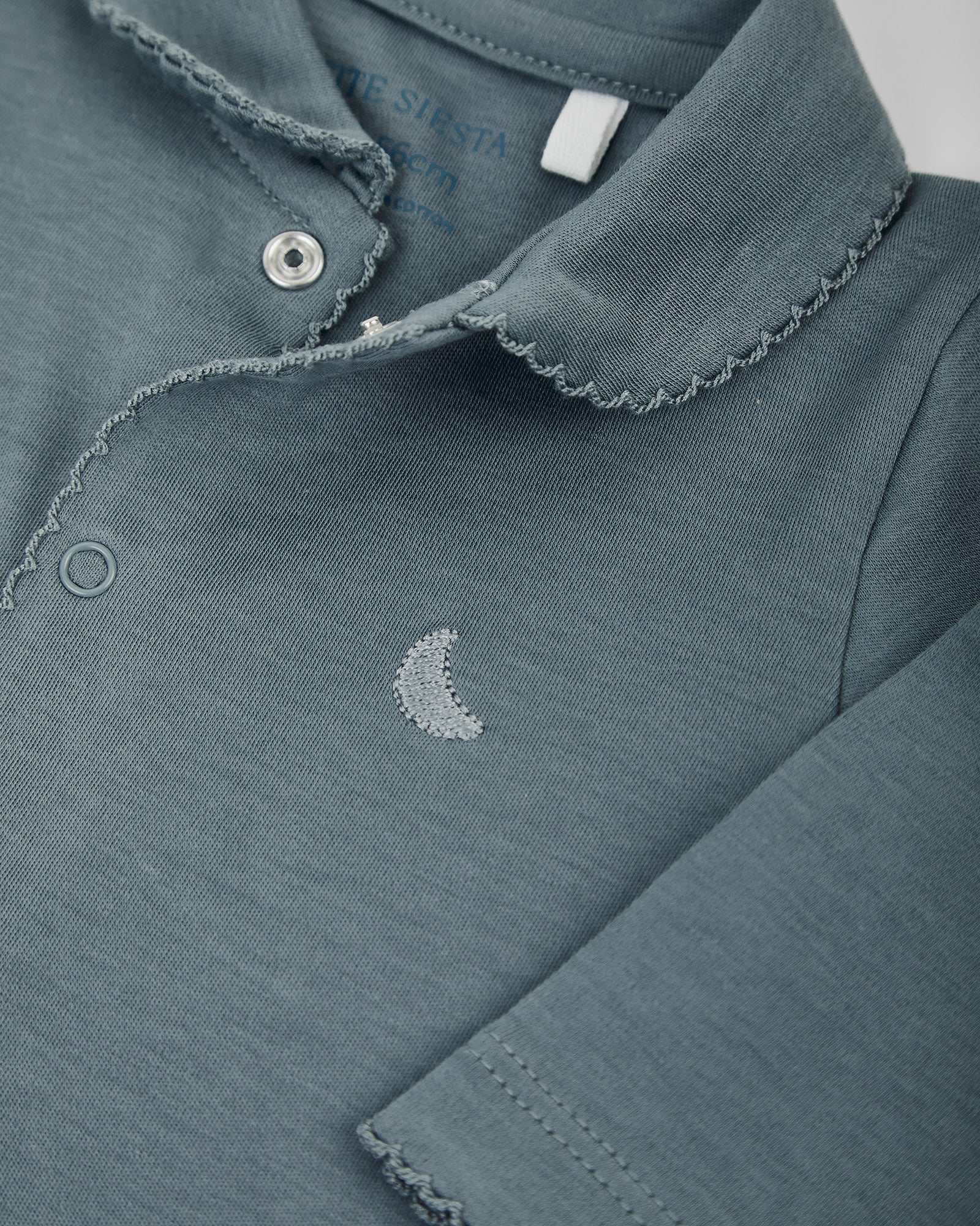 Deep Blue Baby Pajamas