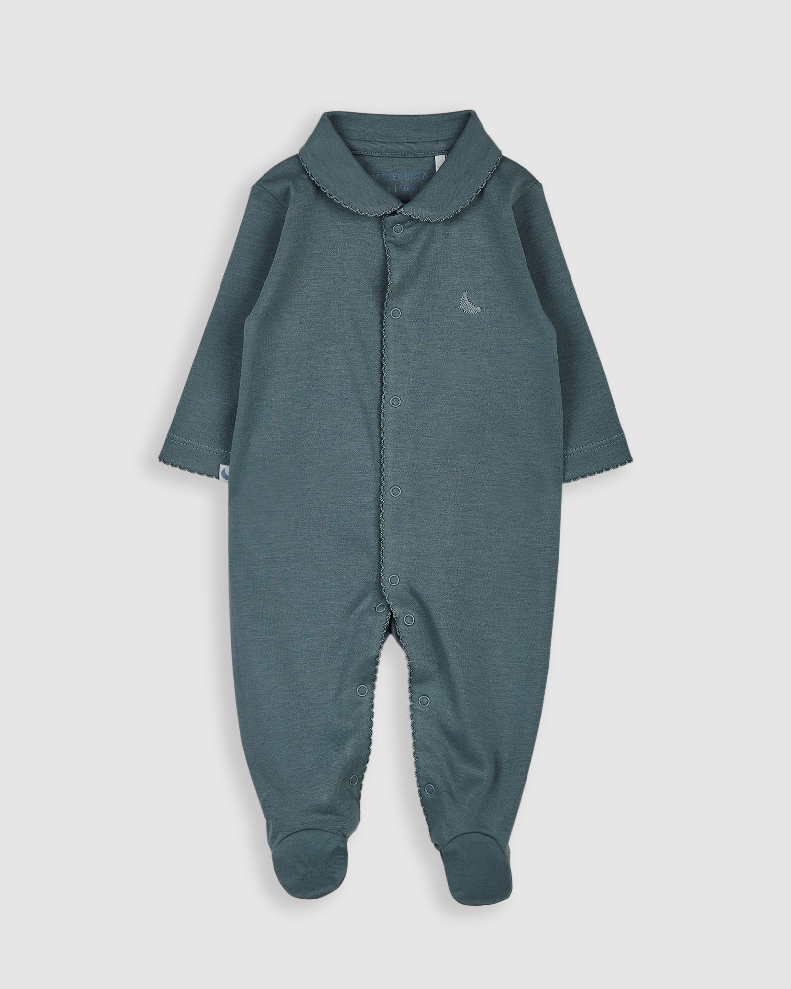 Deep Blue Baby Pajamas