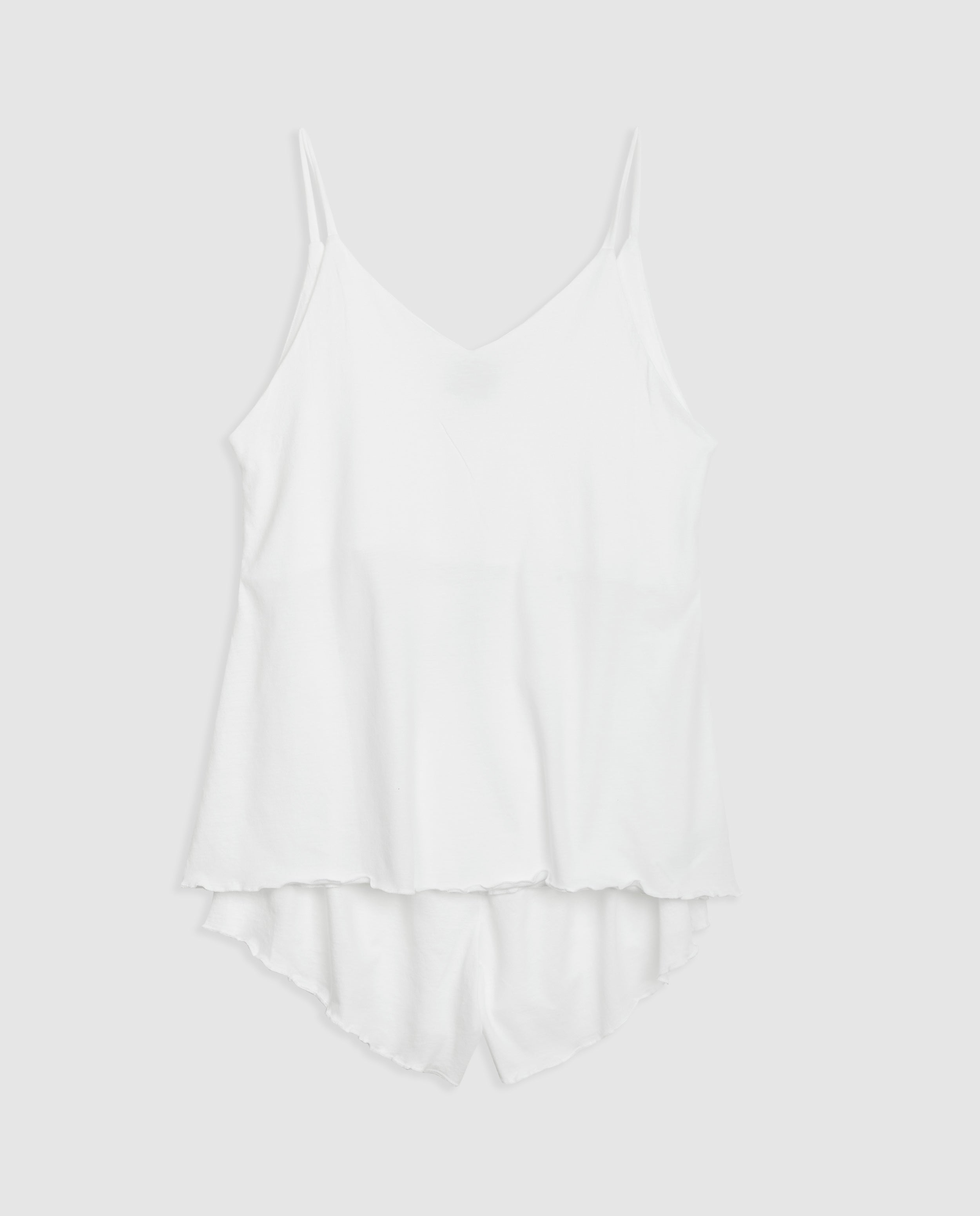 Pijama Mujer Tirantes Blanco Corto