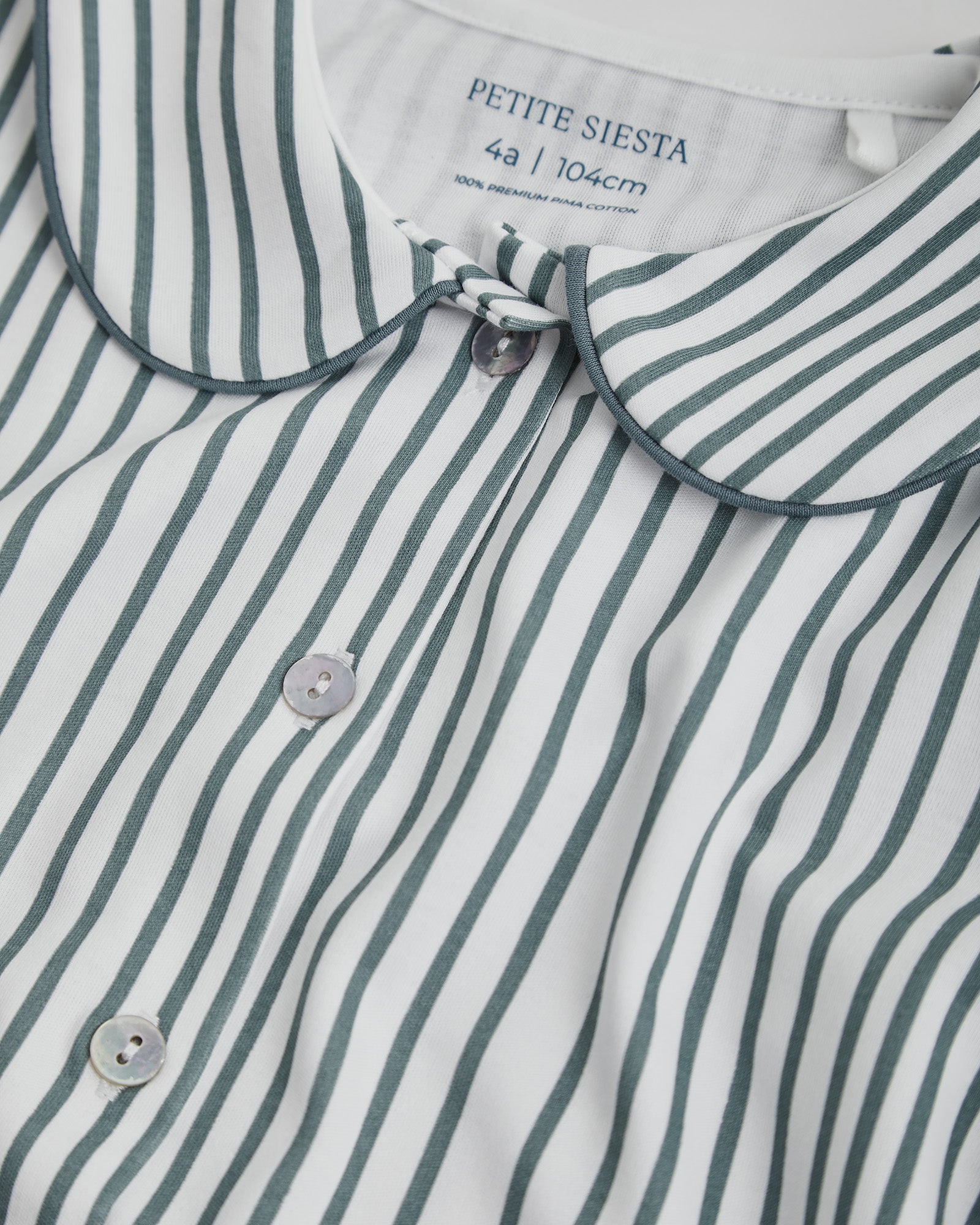 Pijama Kids Camisero Rayas Deep Blue