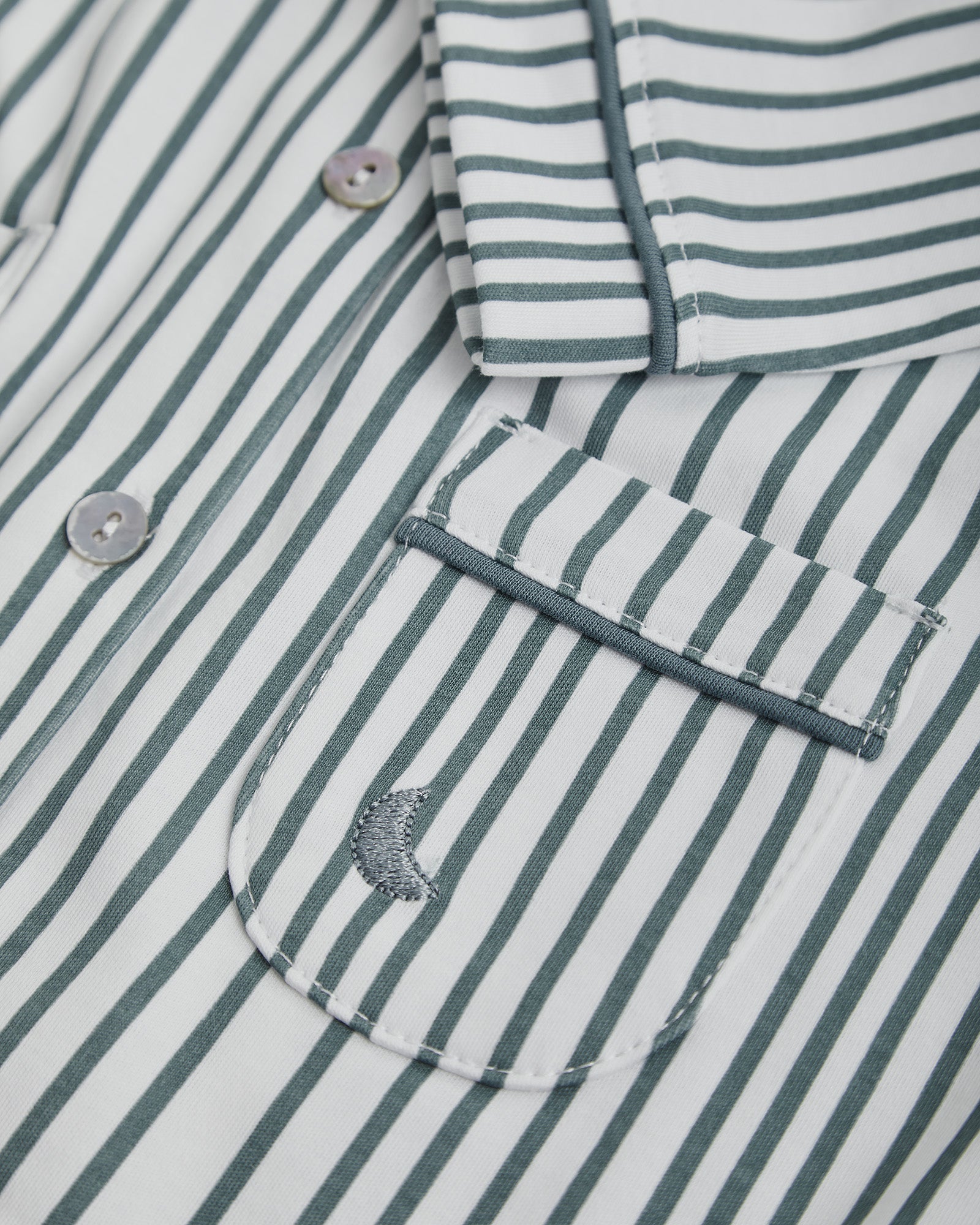 Pijama Kids Camisero Rayas Deep Blue