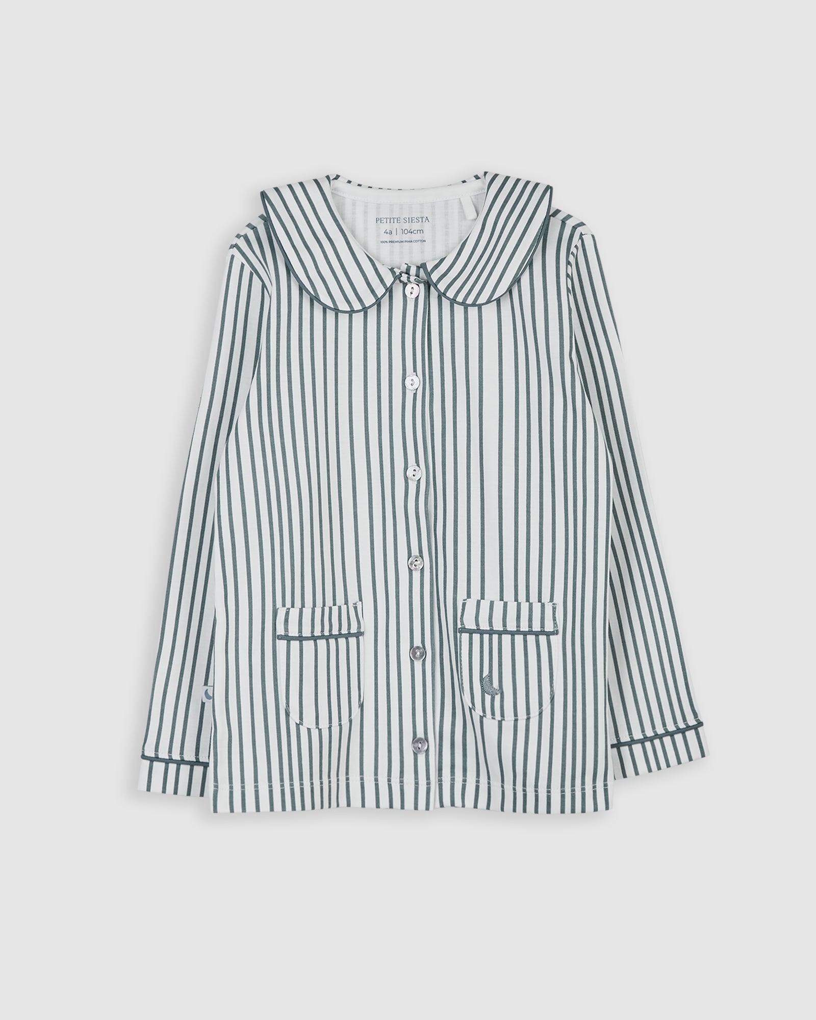 Pijama Kids Camisero Rayas Deep Blue