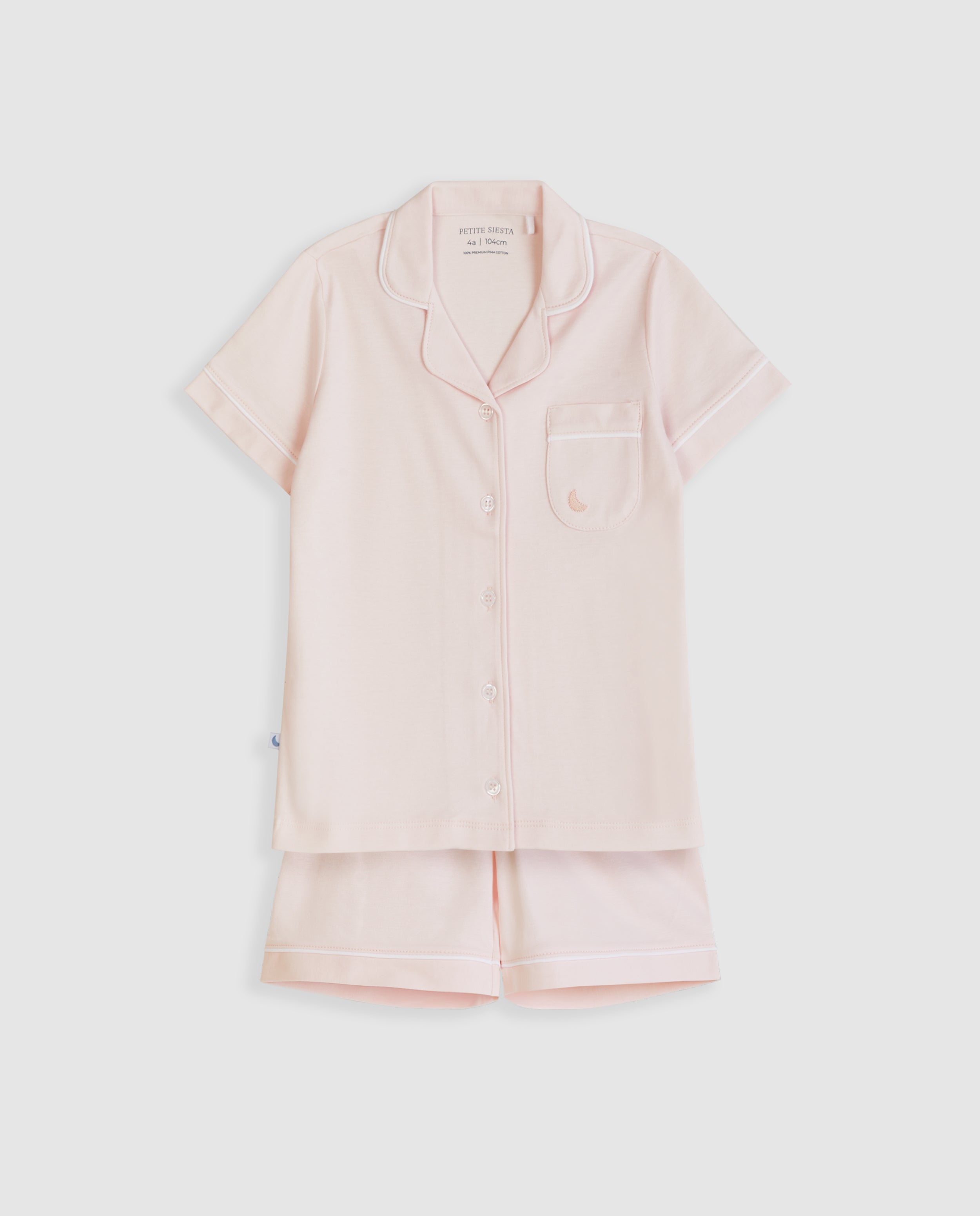 Pijama Kids Camisero Rosa Corto