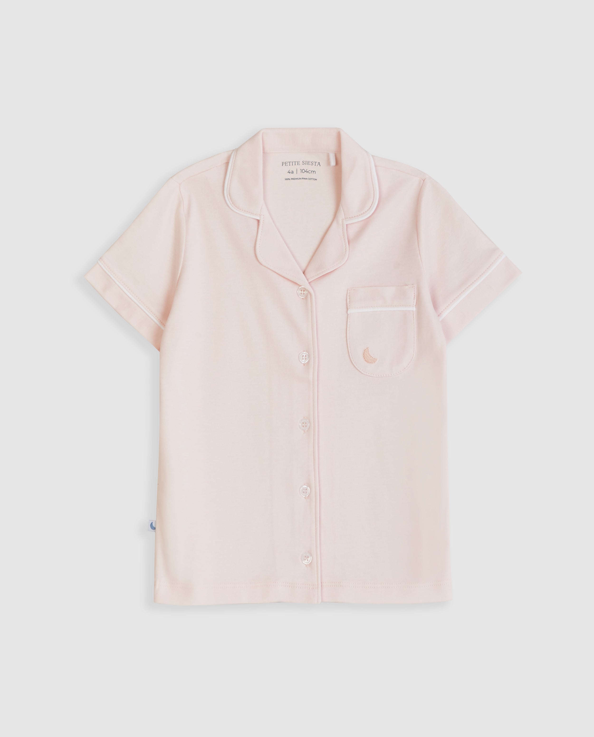 Pijama Kids Camisero Rosa Corto