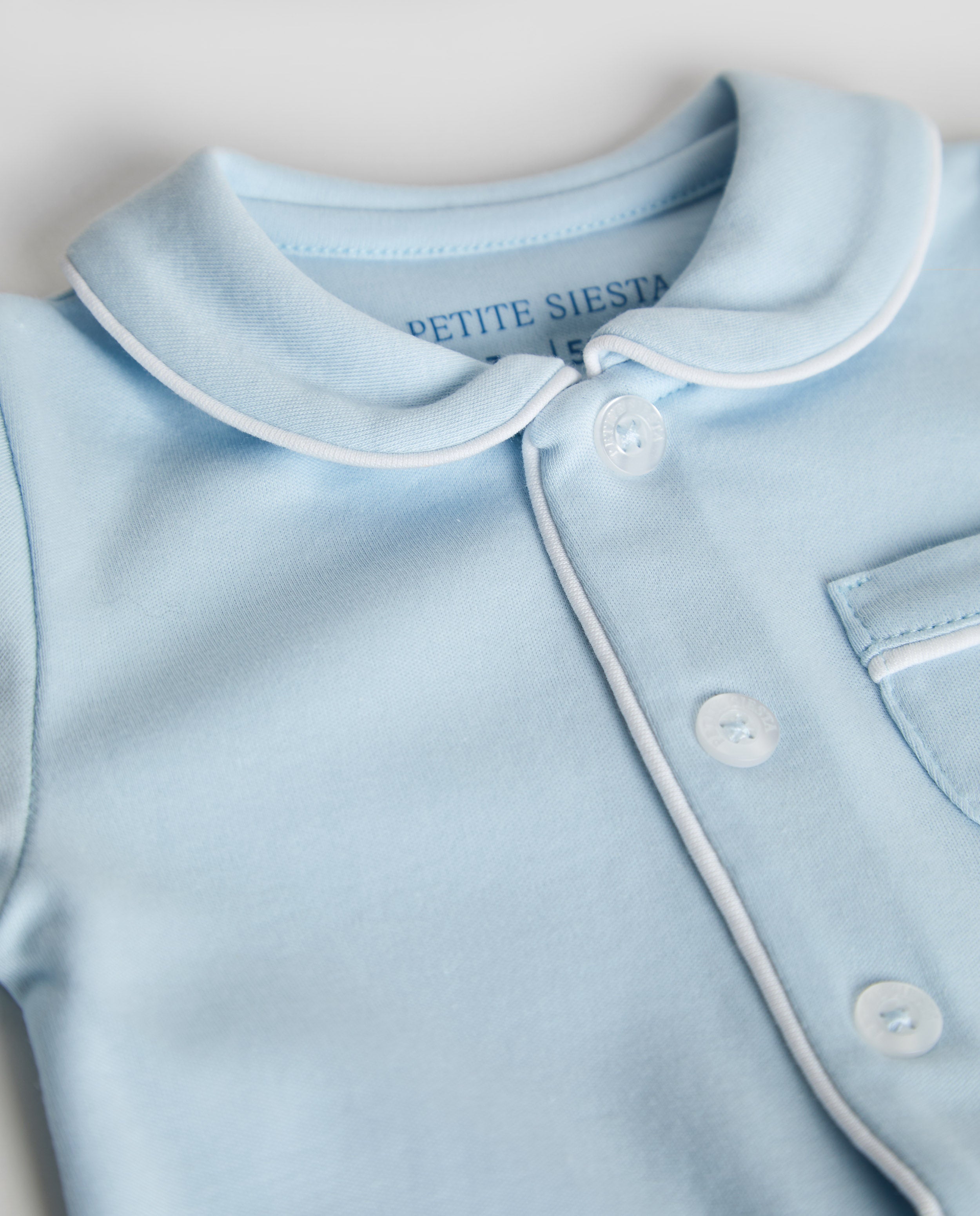 Blue Baby Shirt Pajamas