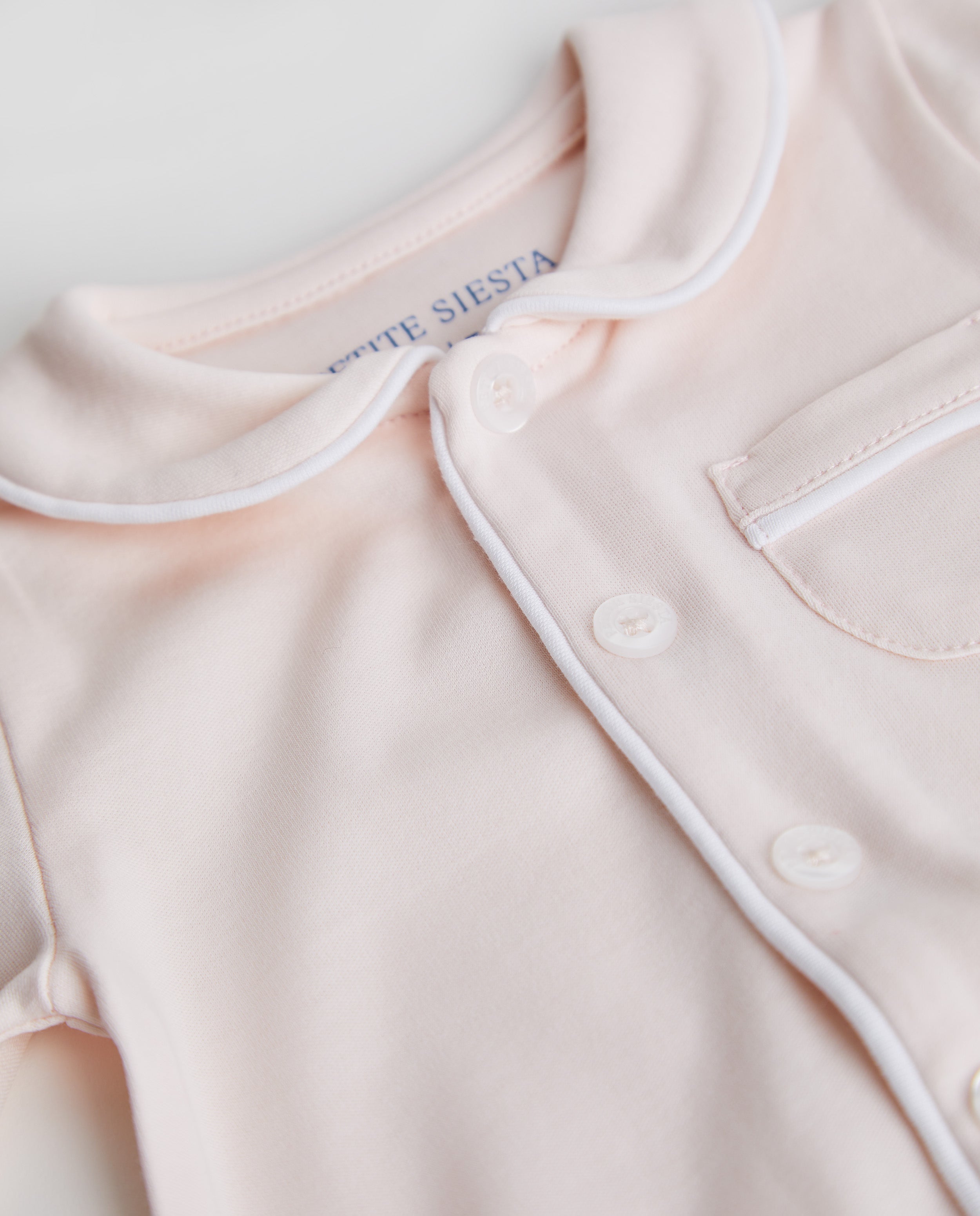 Pyjama chemise rose pour bébé