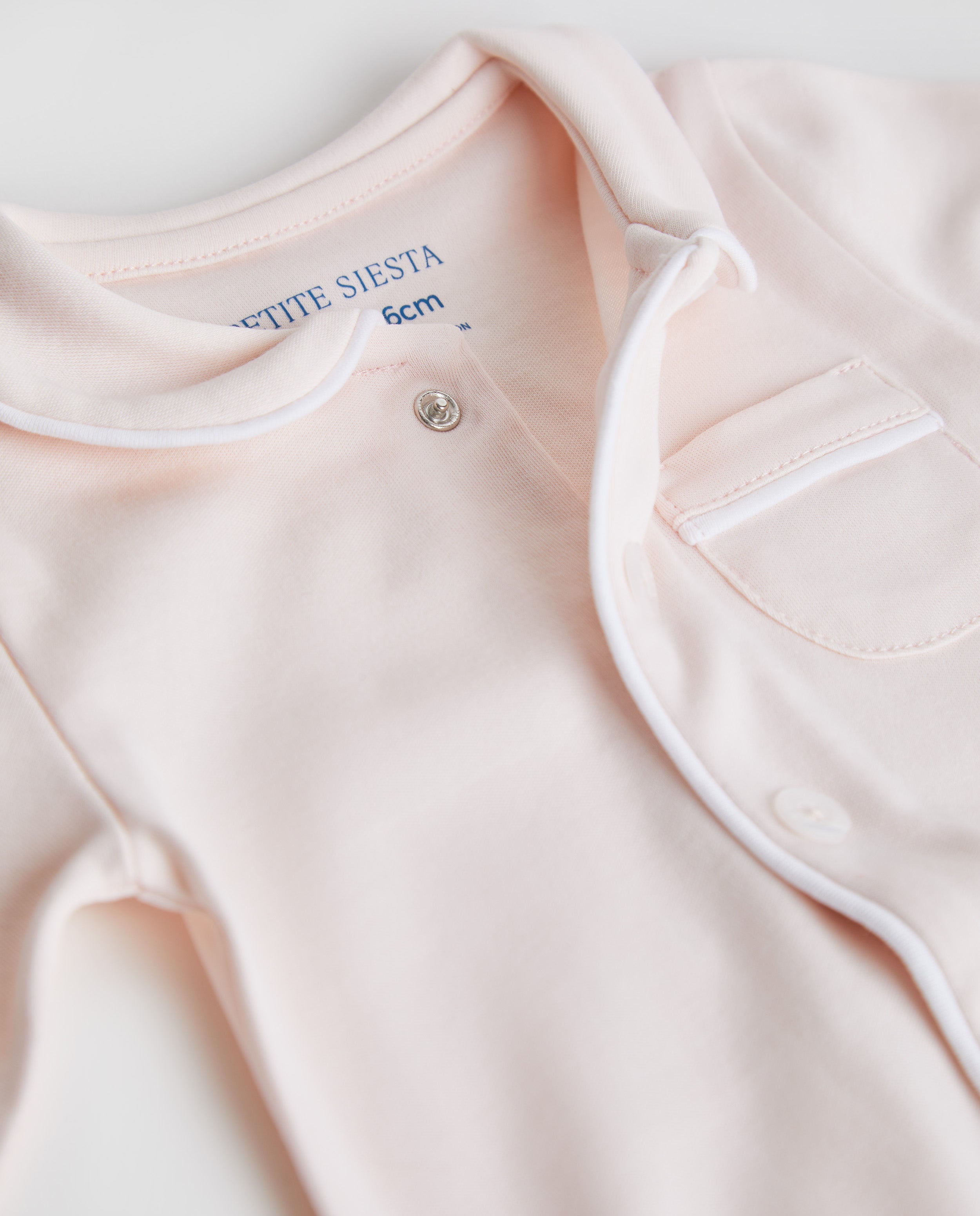 Pyjama chemise rose pour bébé