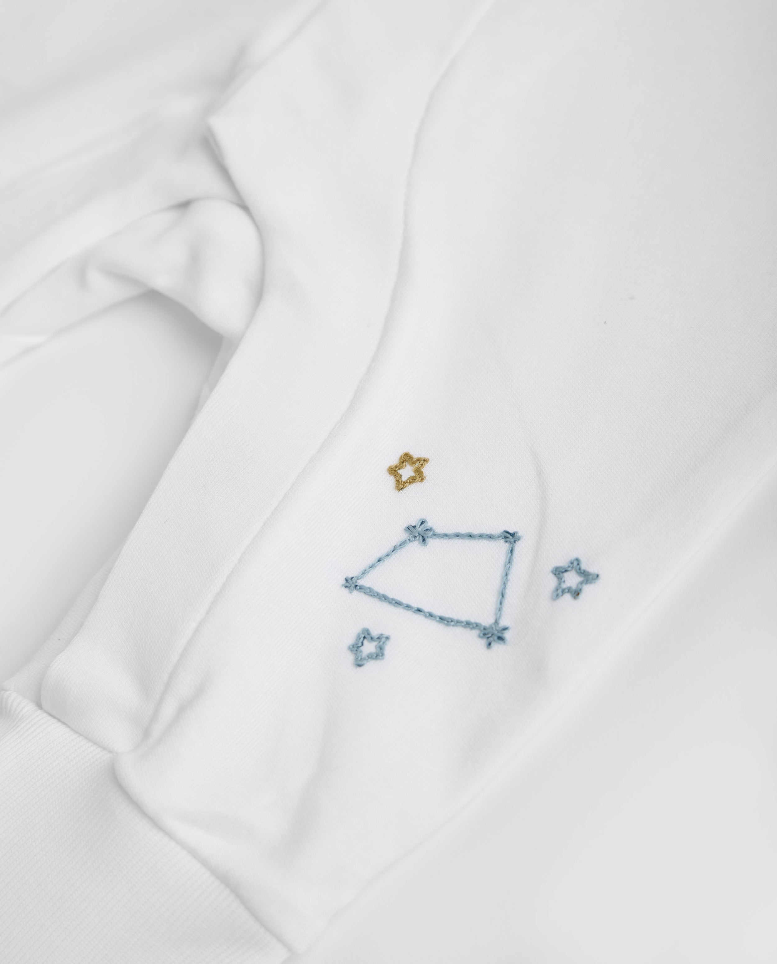 Embroidered Footless Baby Pyjama Orion