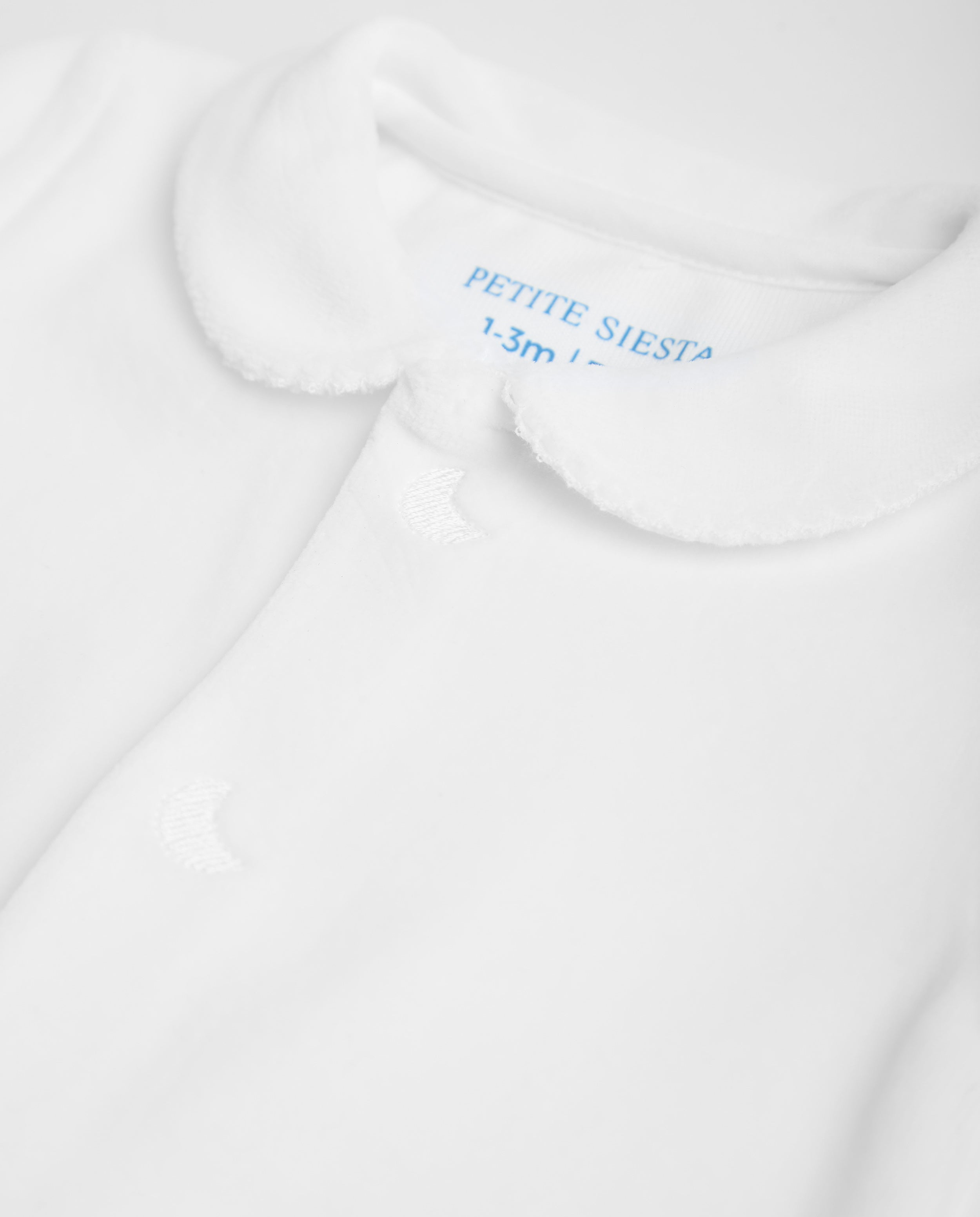 Pijama Bebé Velour Blanco
