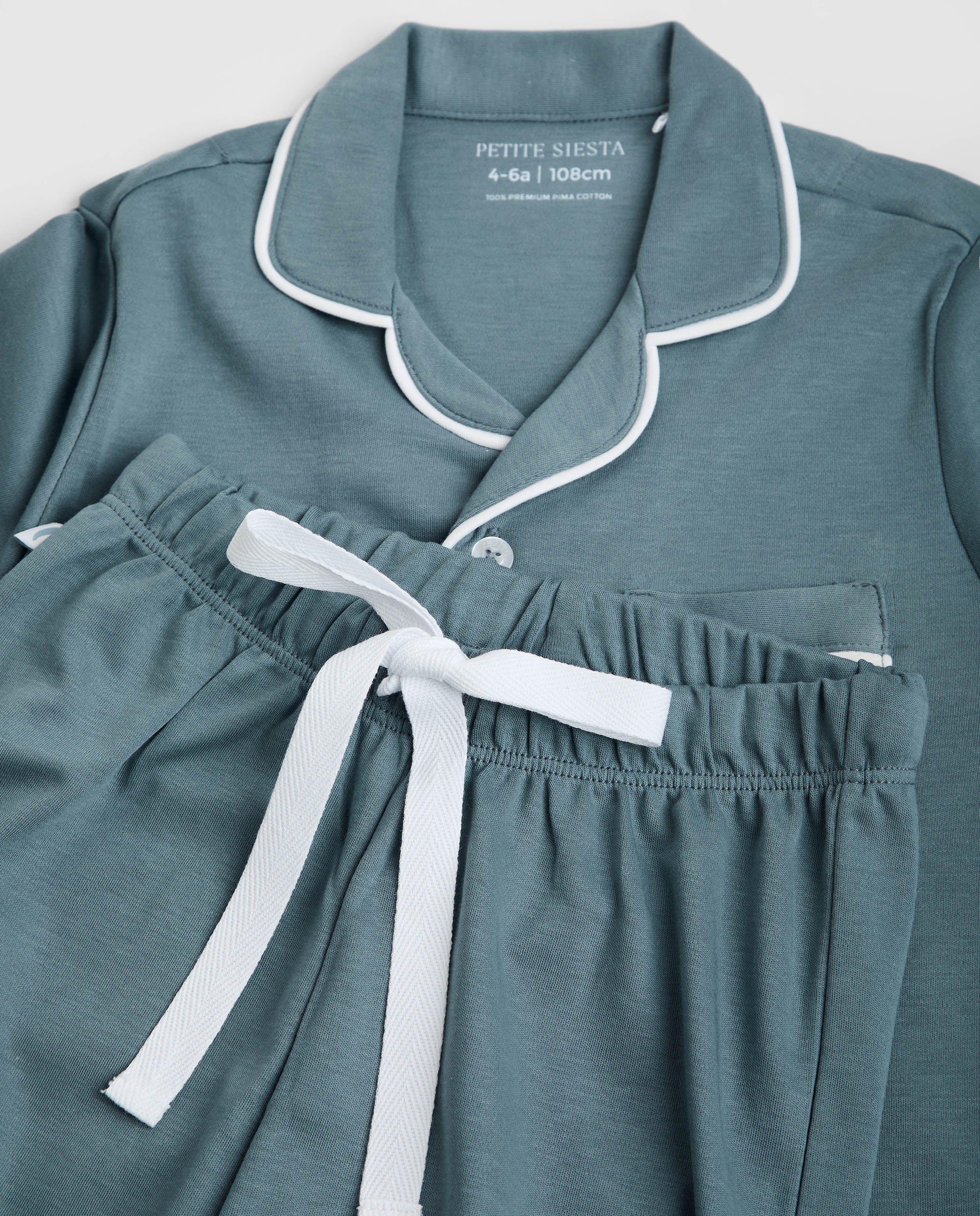 Pijama Kids Camisero Deep Blue