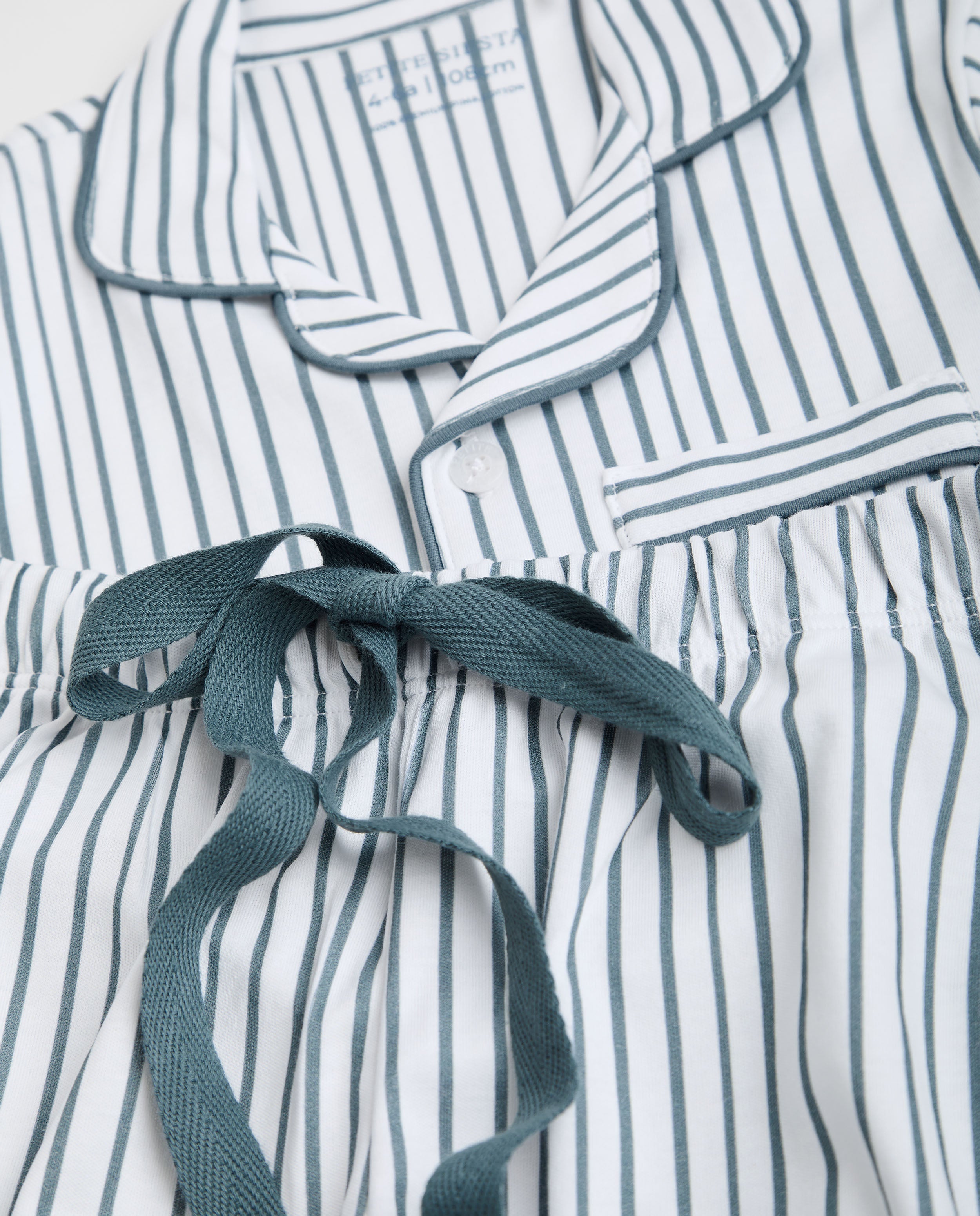 Pijama Kids Camisero Rayas Deep Blue